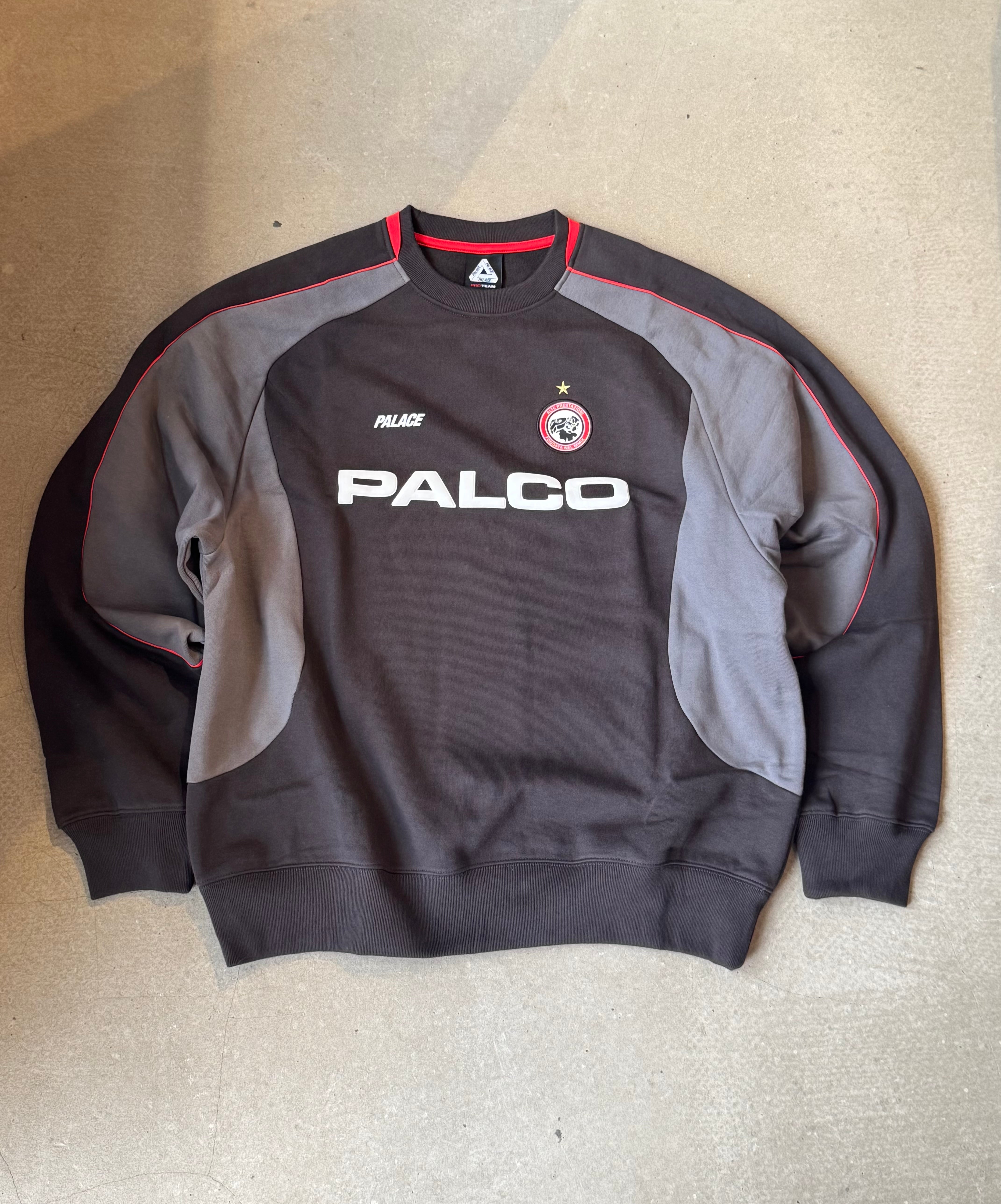 Palace Pro Team Palco Crewneck Black – Mokum Vintage