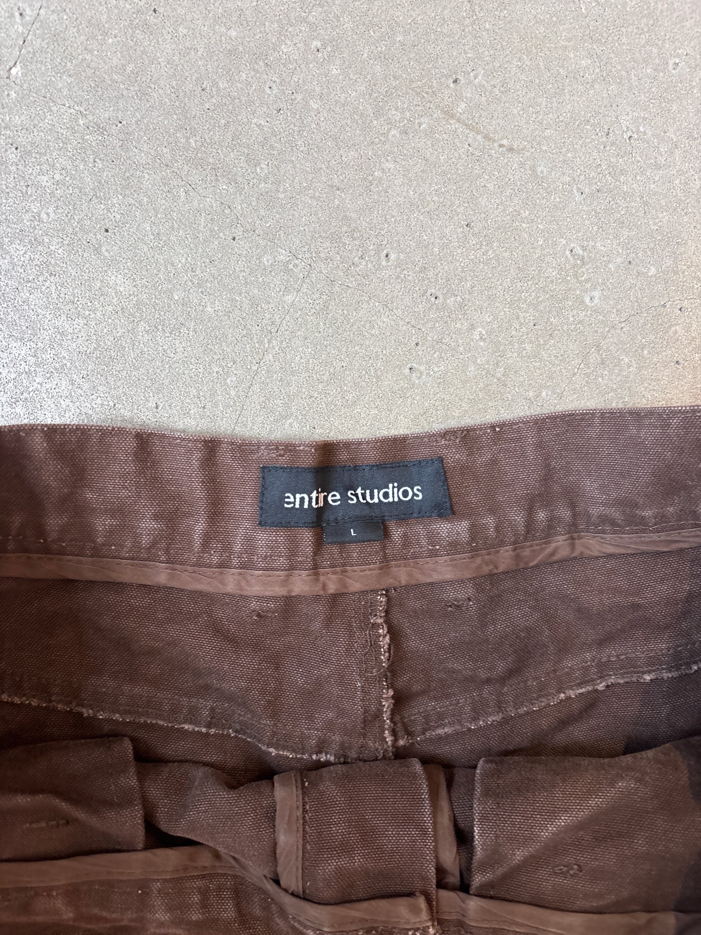 Entire Studio's Brown Jeans L