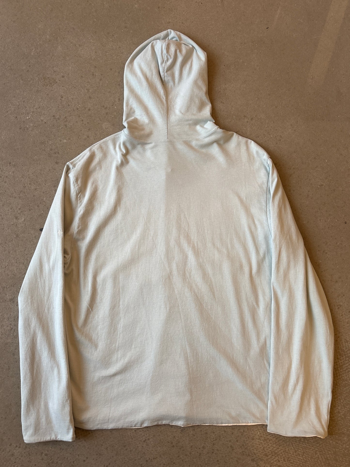 Stone Island Denims Zip-Up Hoodie Blue XXL