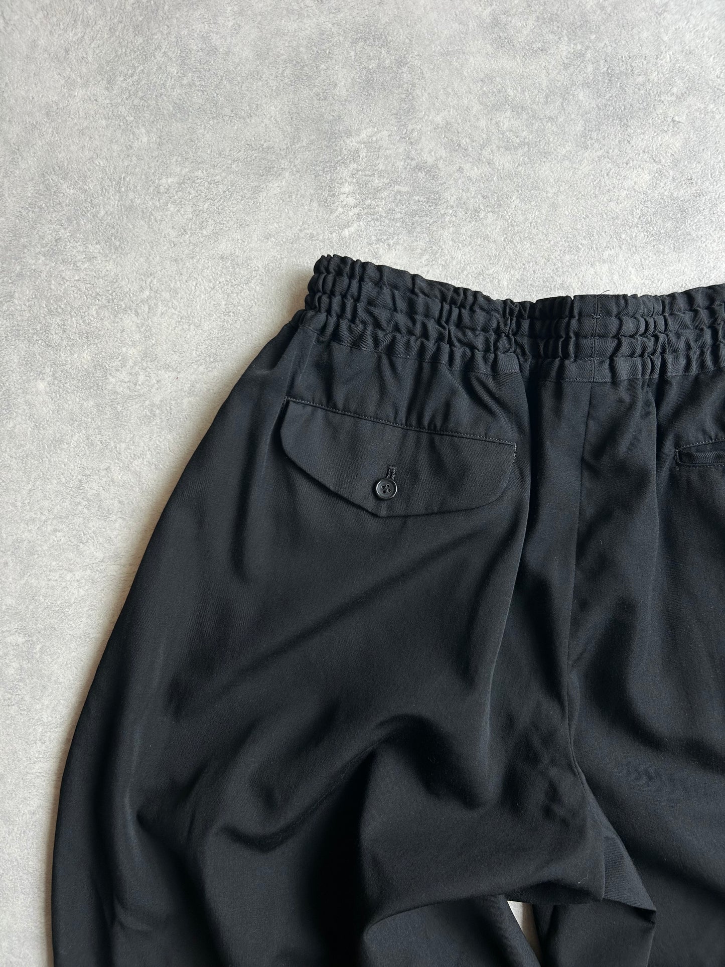 Comme Des Garcons Black Lightweight Balloon Pants Large