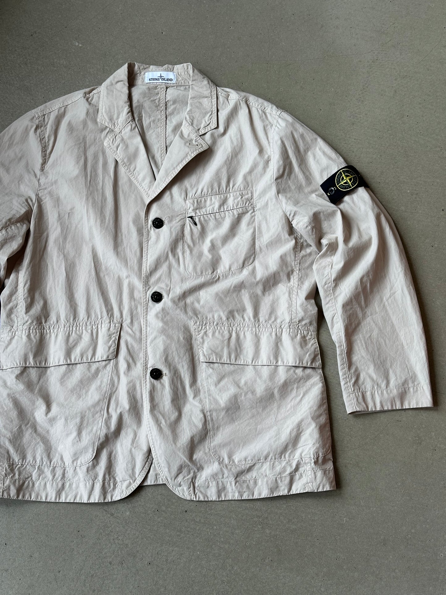 Stone Island Tela Paracadute Jacket Beige XXL