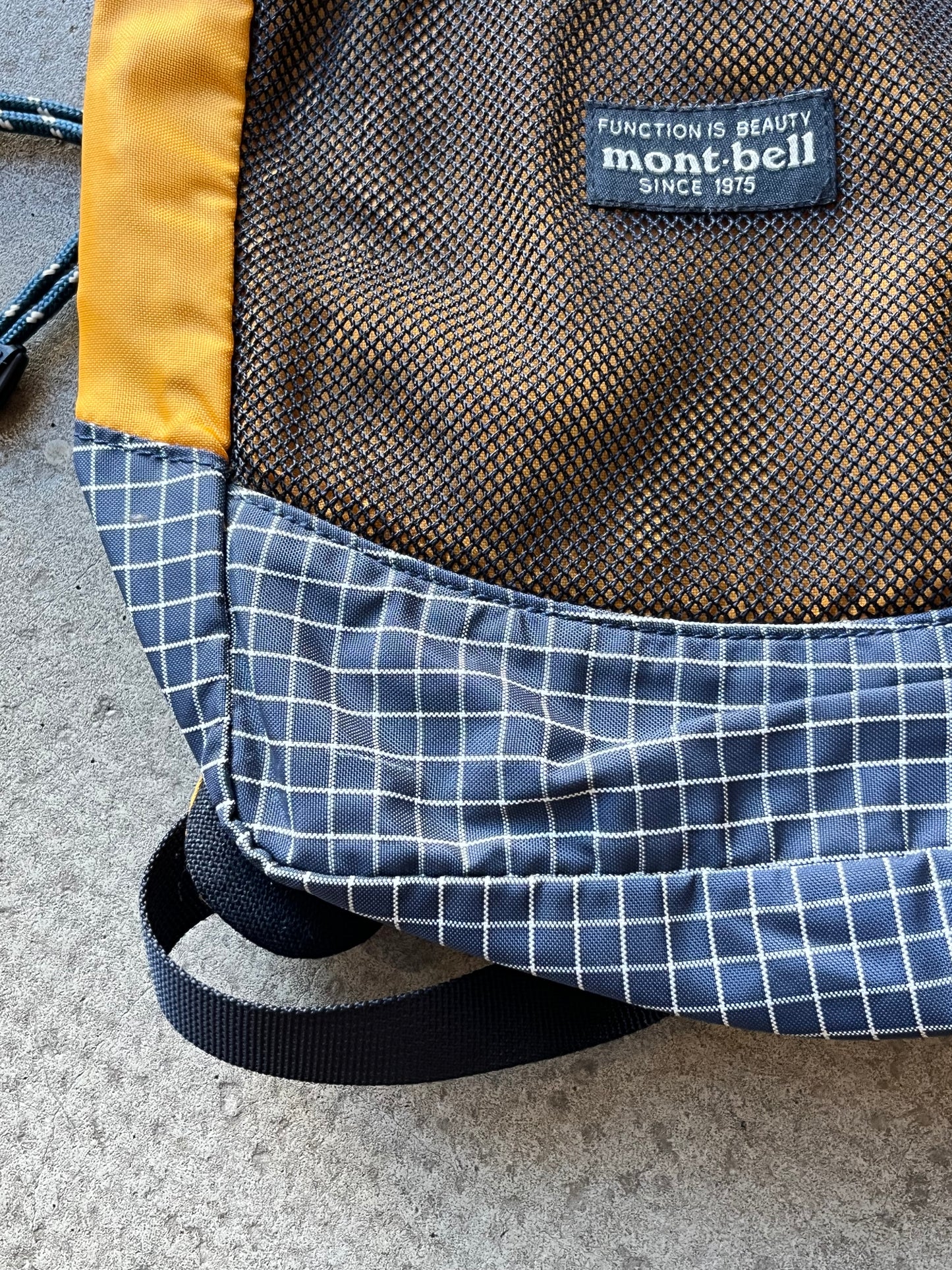 Mont-bell Mesh Outdoor Backpack Yellow