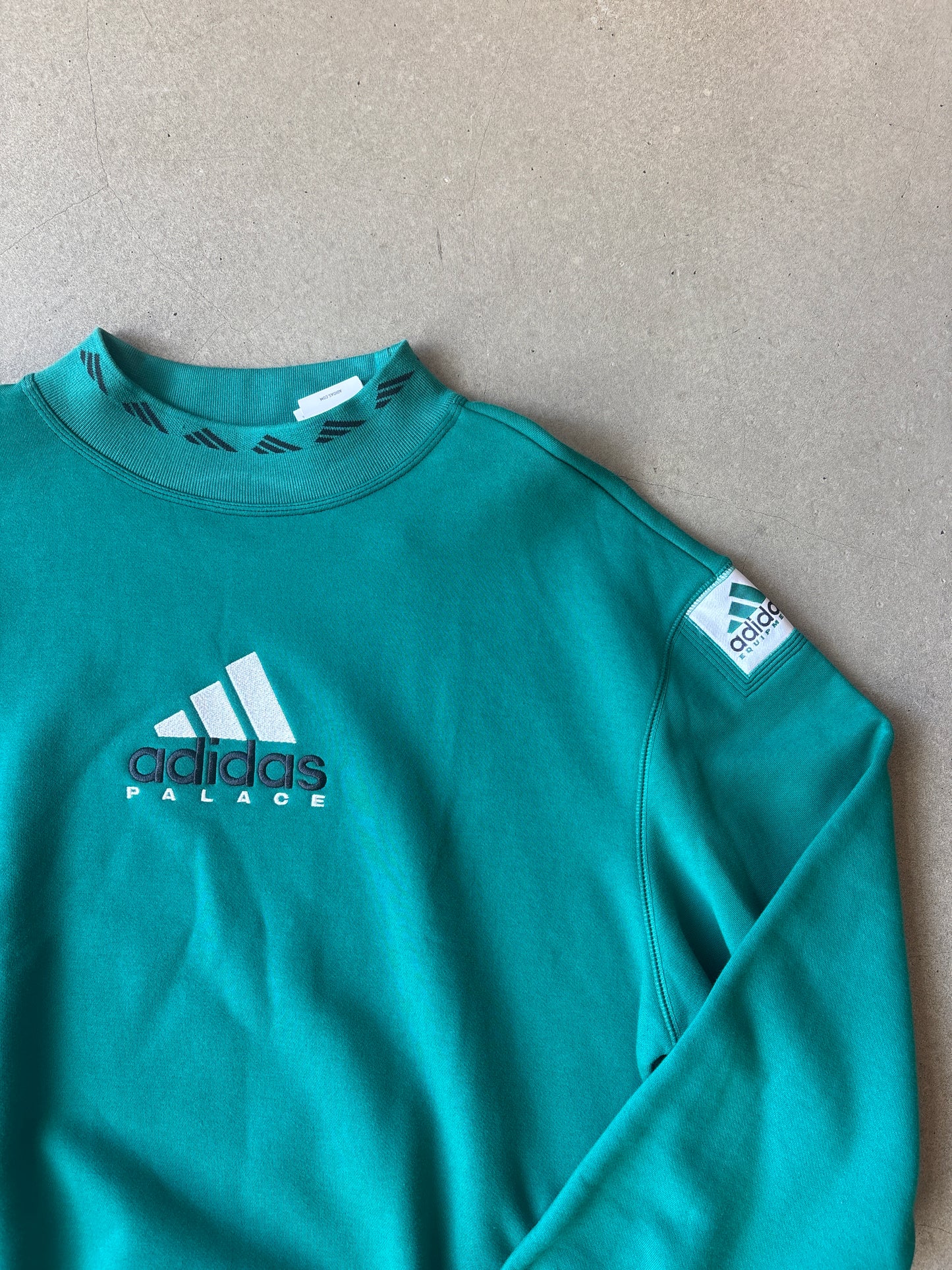 Palace x adidas EQT Crewneck Green