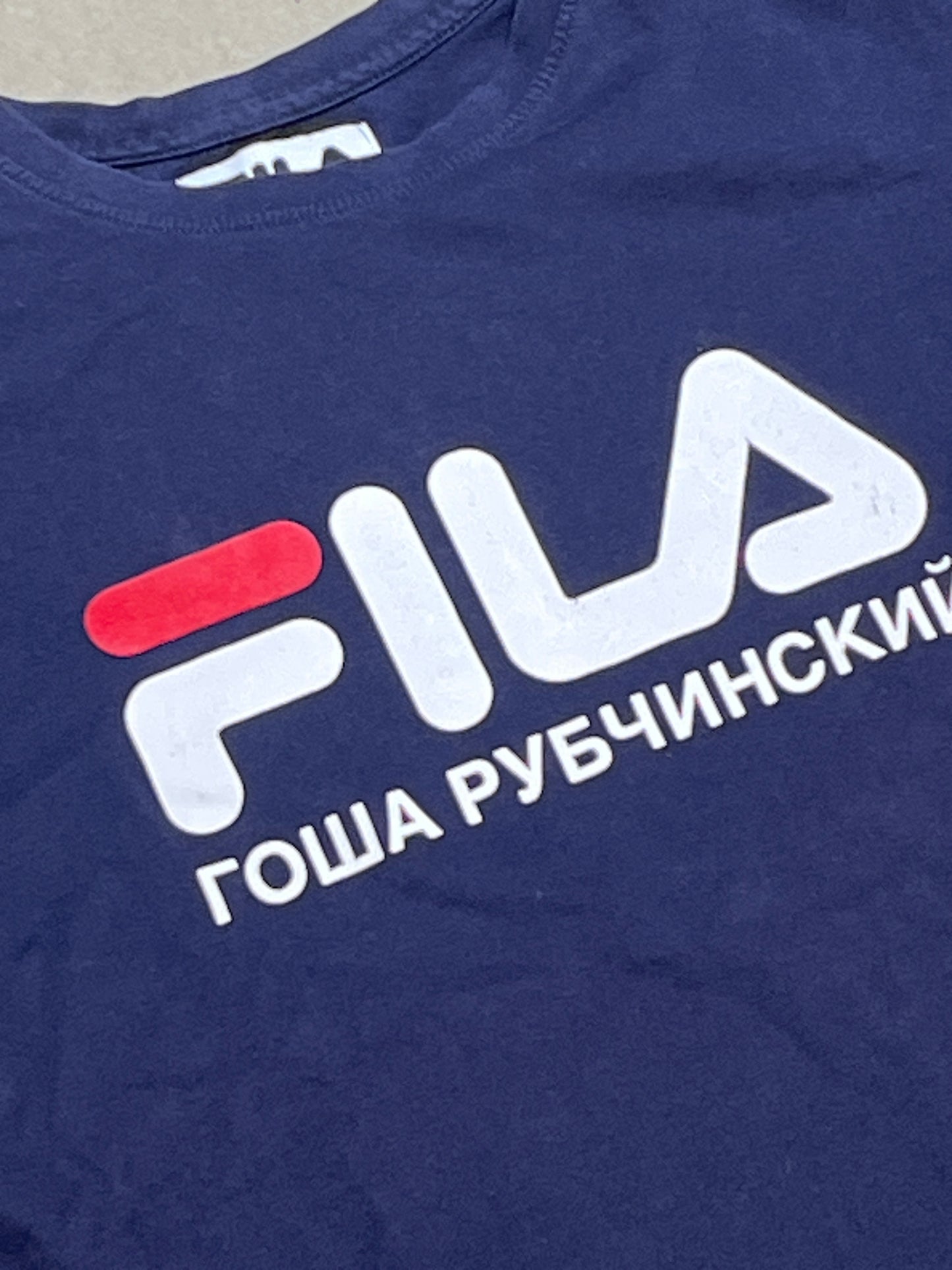 Fila x Gosha Roebtsjinski Navy Tee M