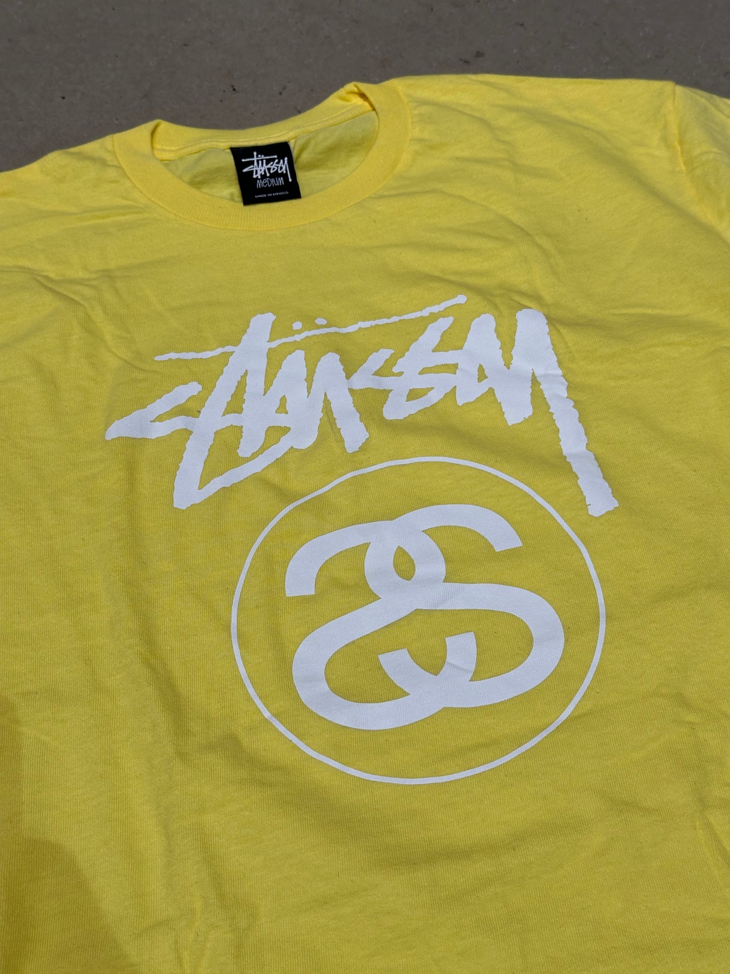 Stussy Logo SS Yellow M