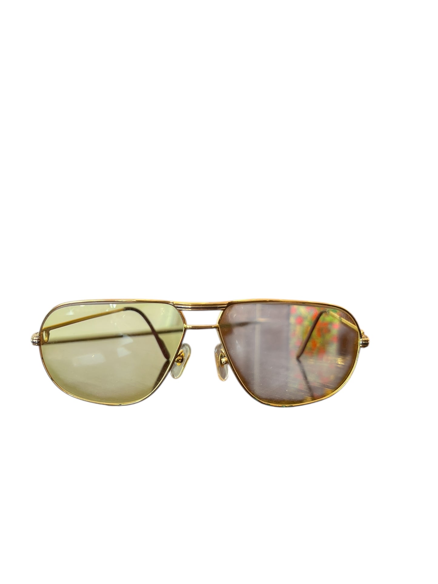 Vintage Cartier Sunglasses Yellow