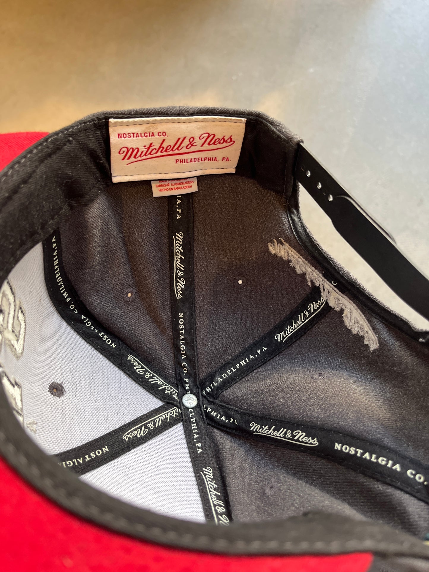 Mitchell and Ness Rebels Cap Grey