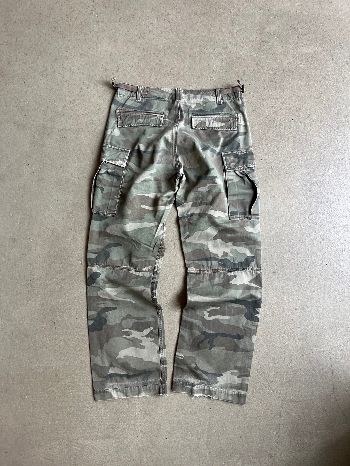 Avirex Camo Cargo Pants Green XL