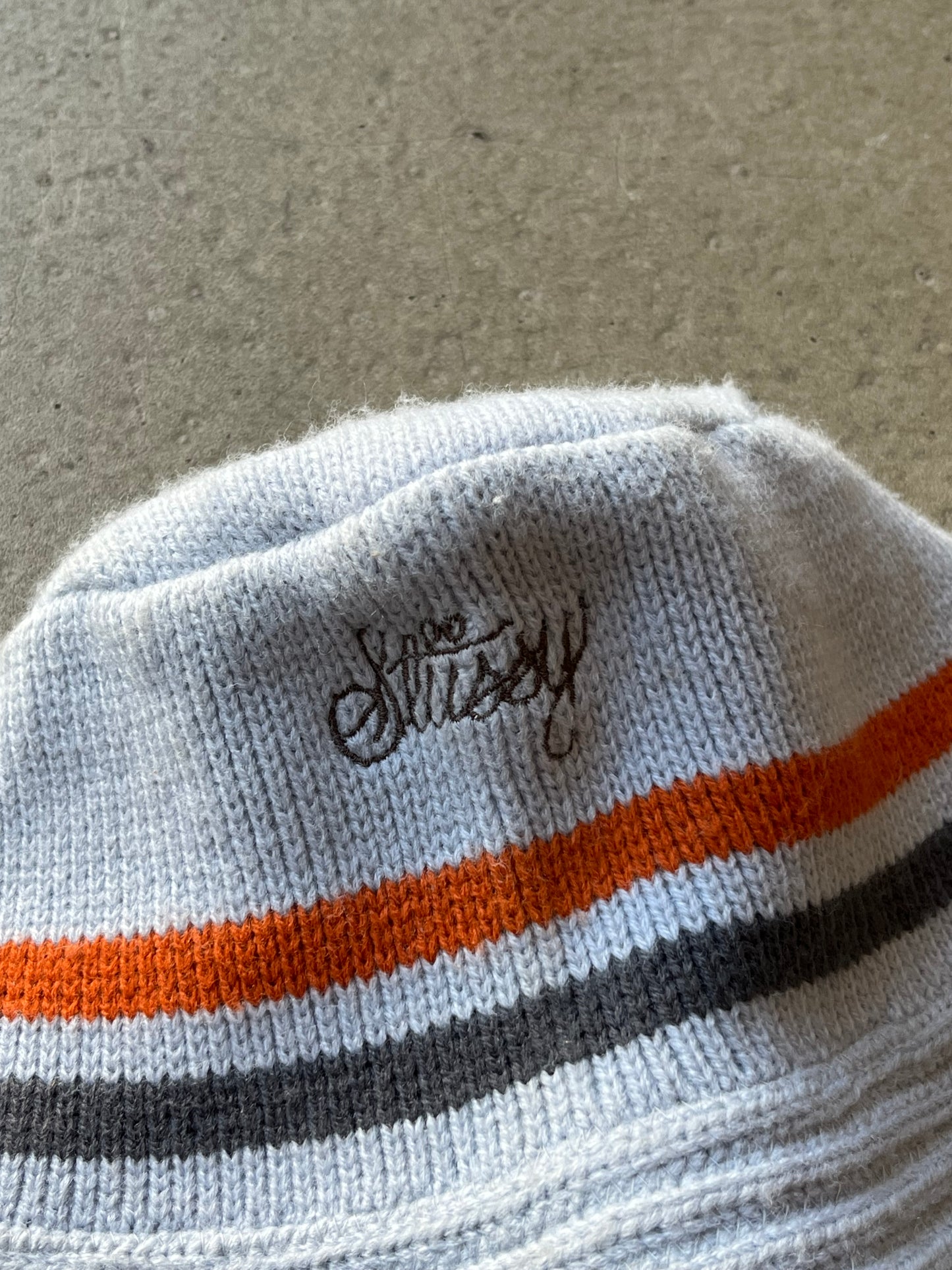 Vintage Stussyhats Buckethat Grey