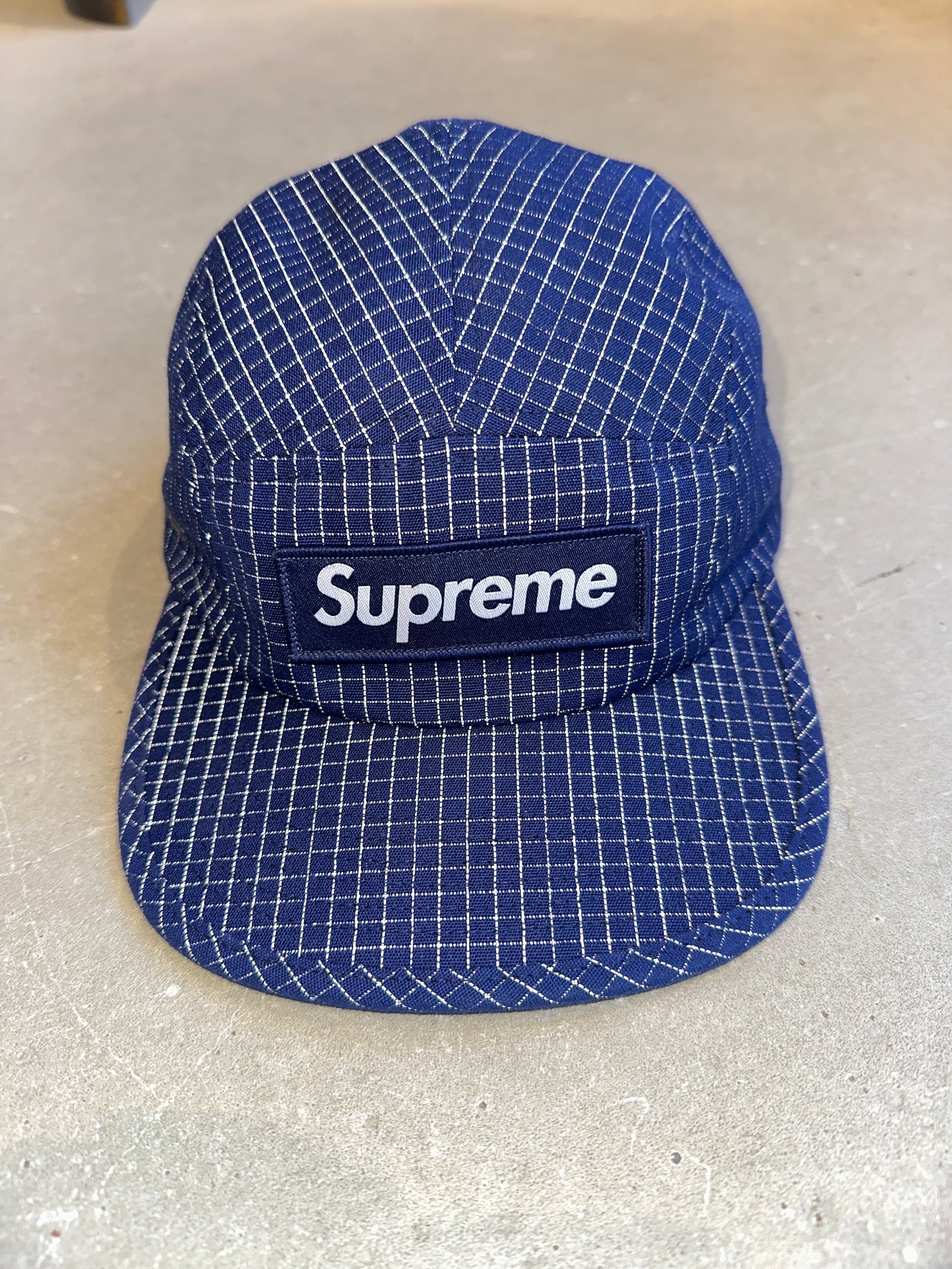 Supreme Reflective Ripstop Camp Blue