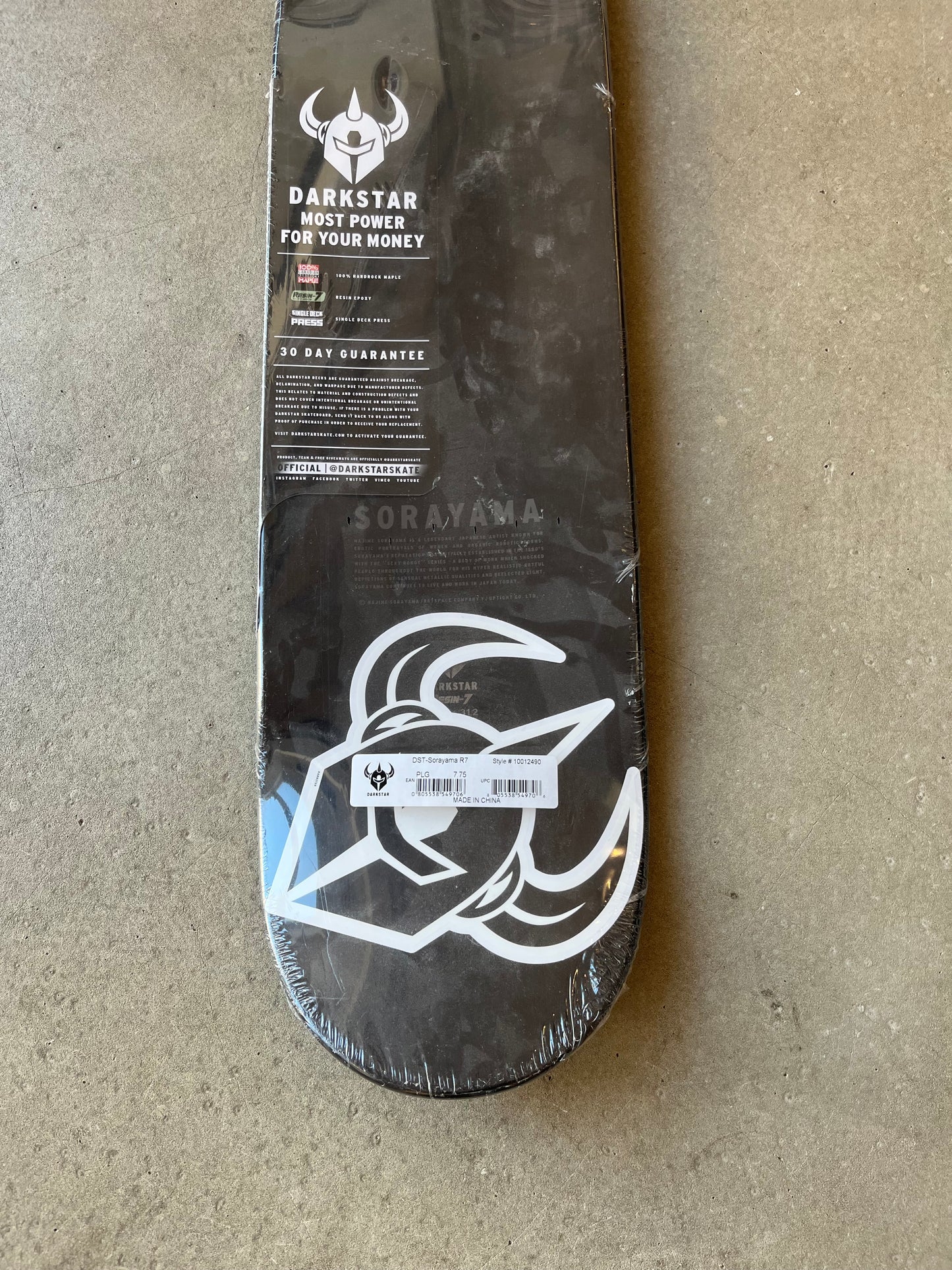 Darkstar x Sorayama PLG Female Robot Black Skateboards Deck Set