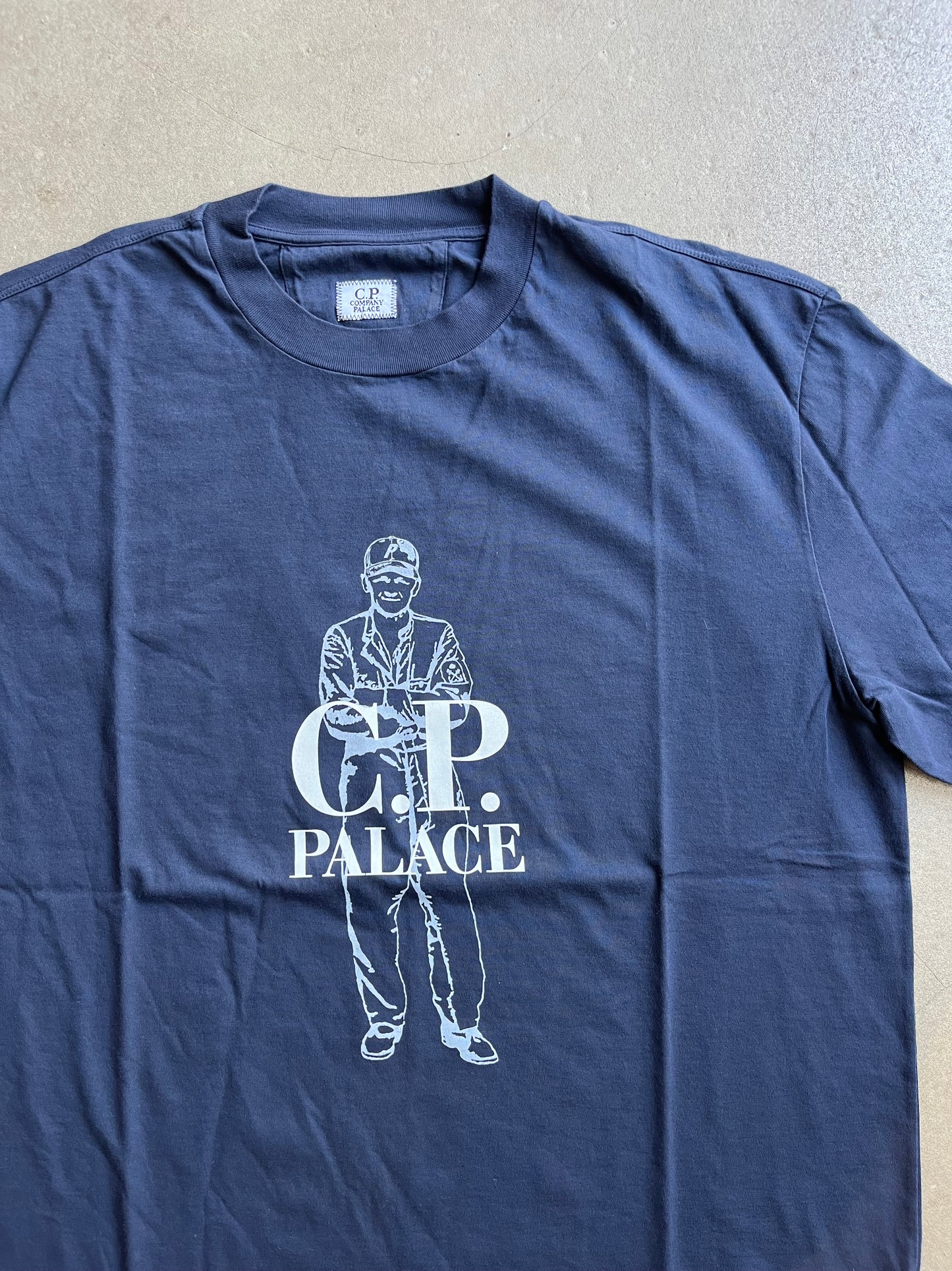Palace X CP Company Original Logo Tee Navy XL