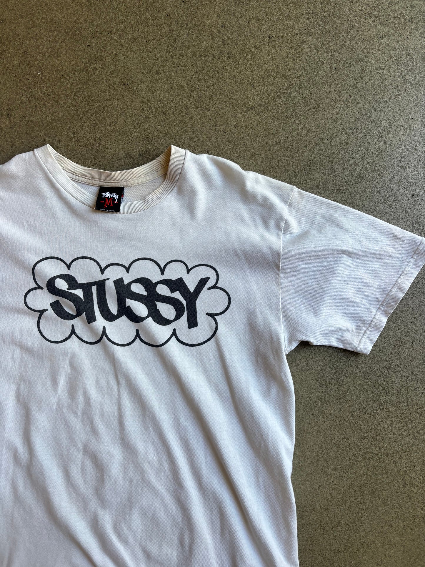 Stussy Haze Cloud Tee White Medium