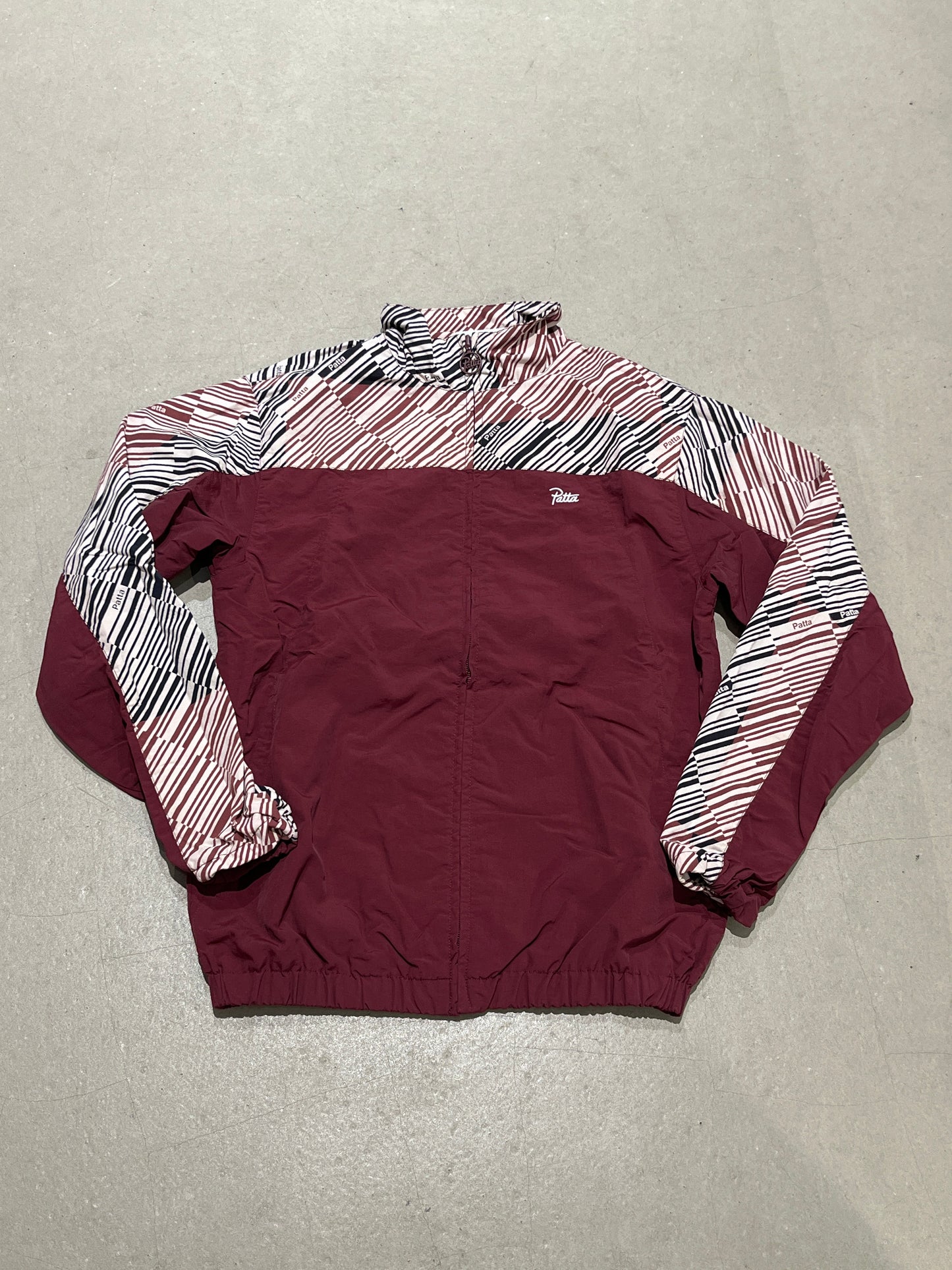Patta Track Jacket Burgundy S