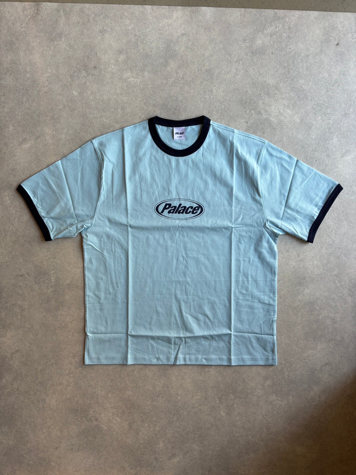 Elipse Ringer T-Shirt Skyline Blue