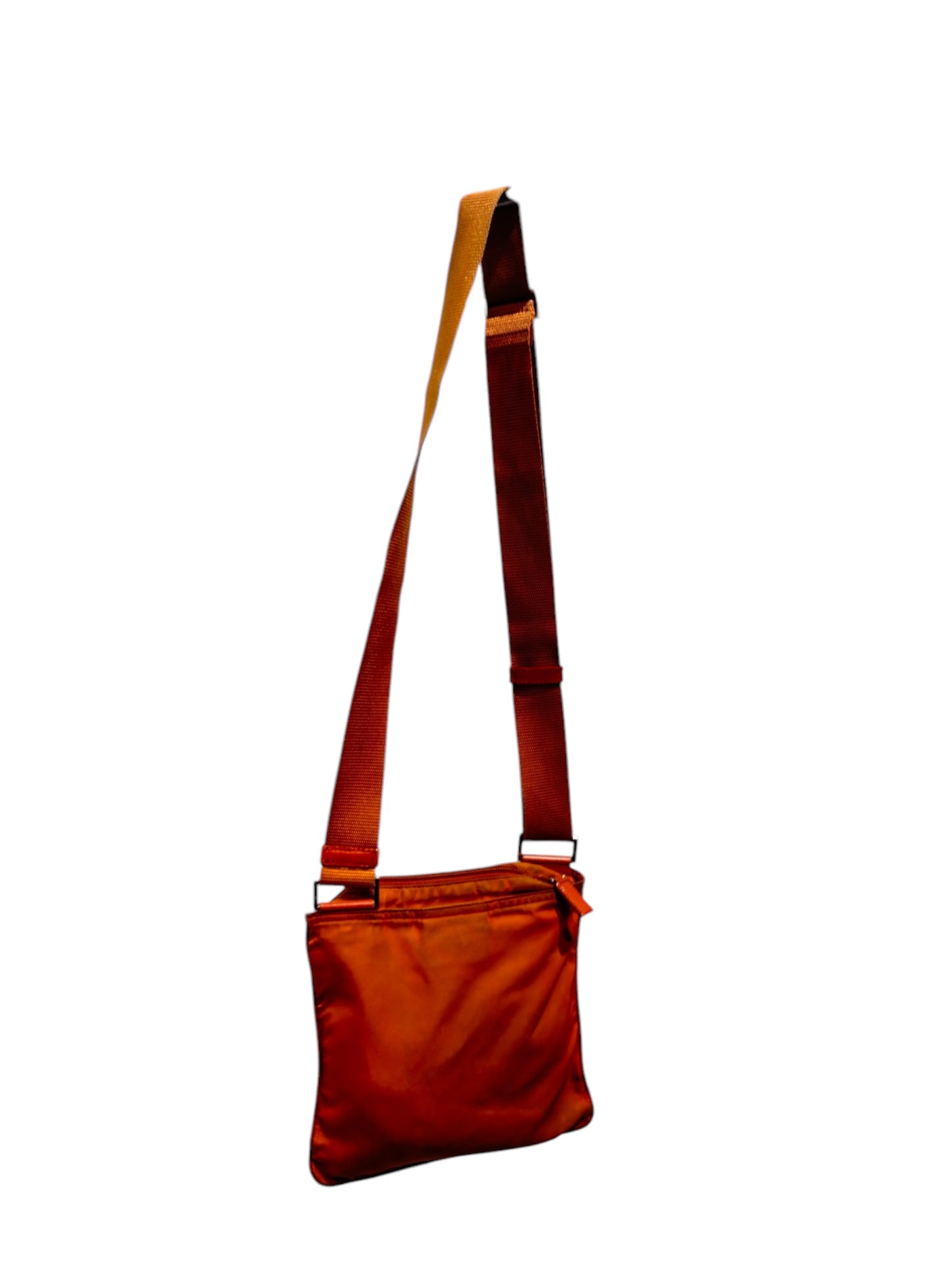 Prada Nylon Mini Shoulder Bag Orange