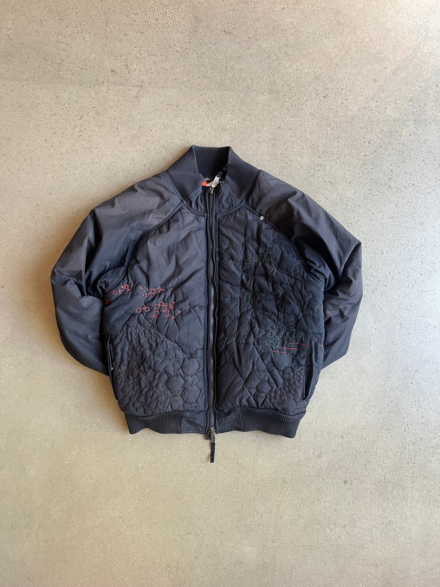 Maharishi Stitched Bomber Jacket Black Large