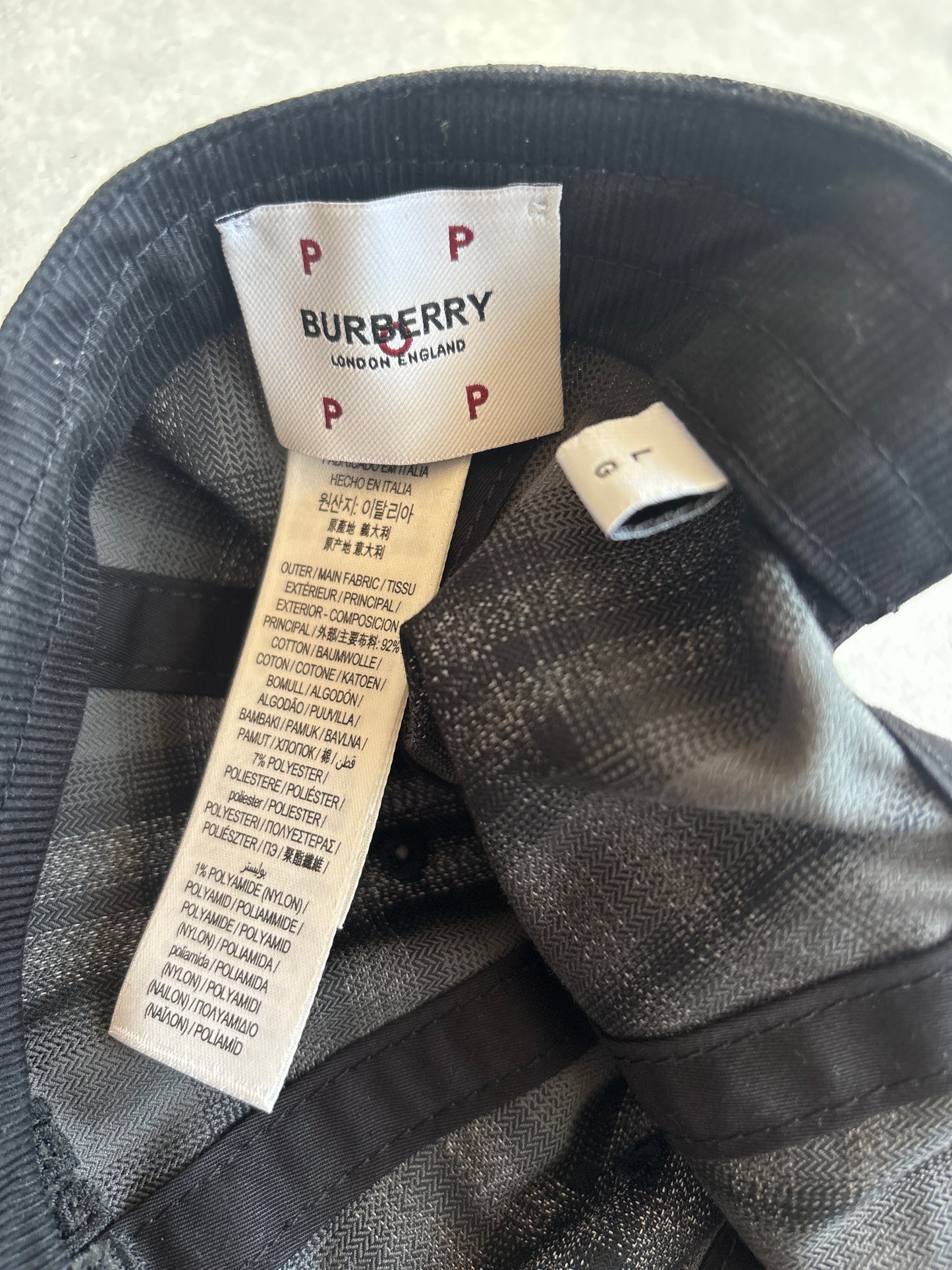 Burberry x POP. Trading Company Cap
