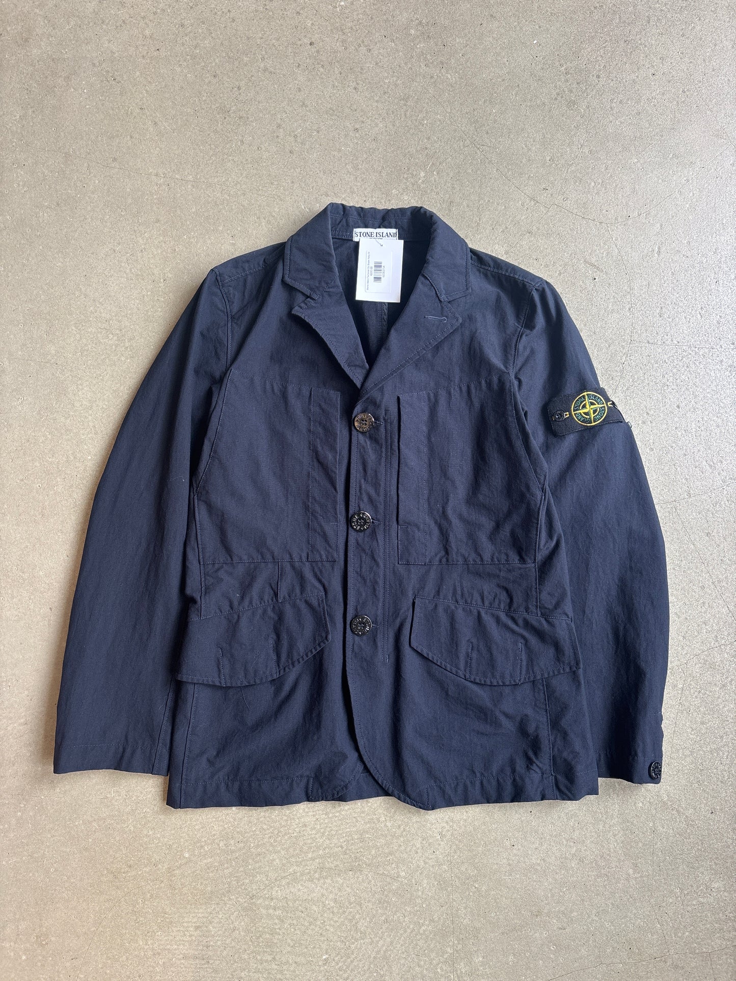 Stone Island Technical Zip Blazer Navy M