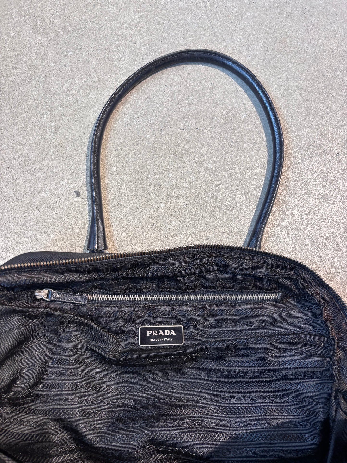 Prada Nylon Handbag Black