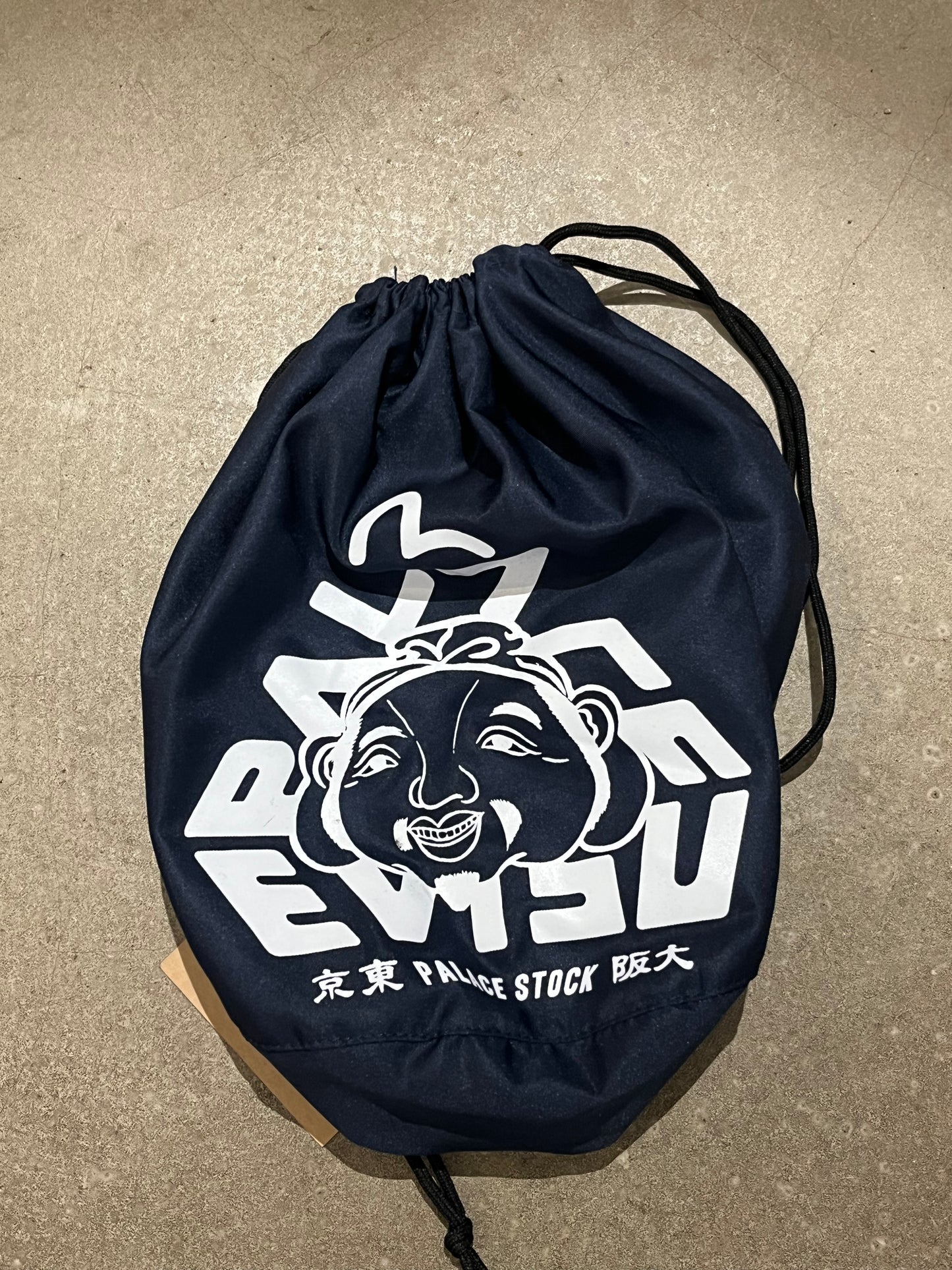 Palace x Evisu Denim Football Indigo Raw