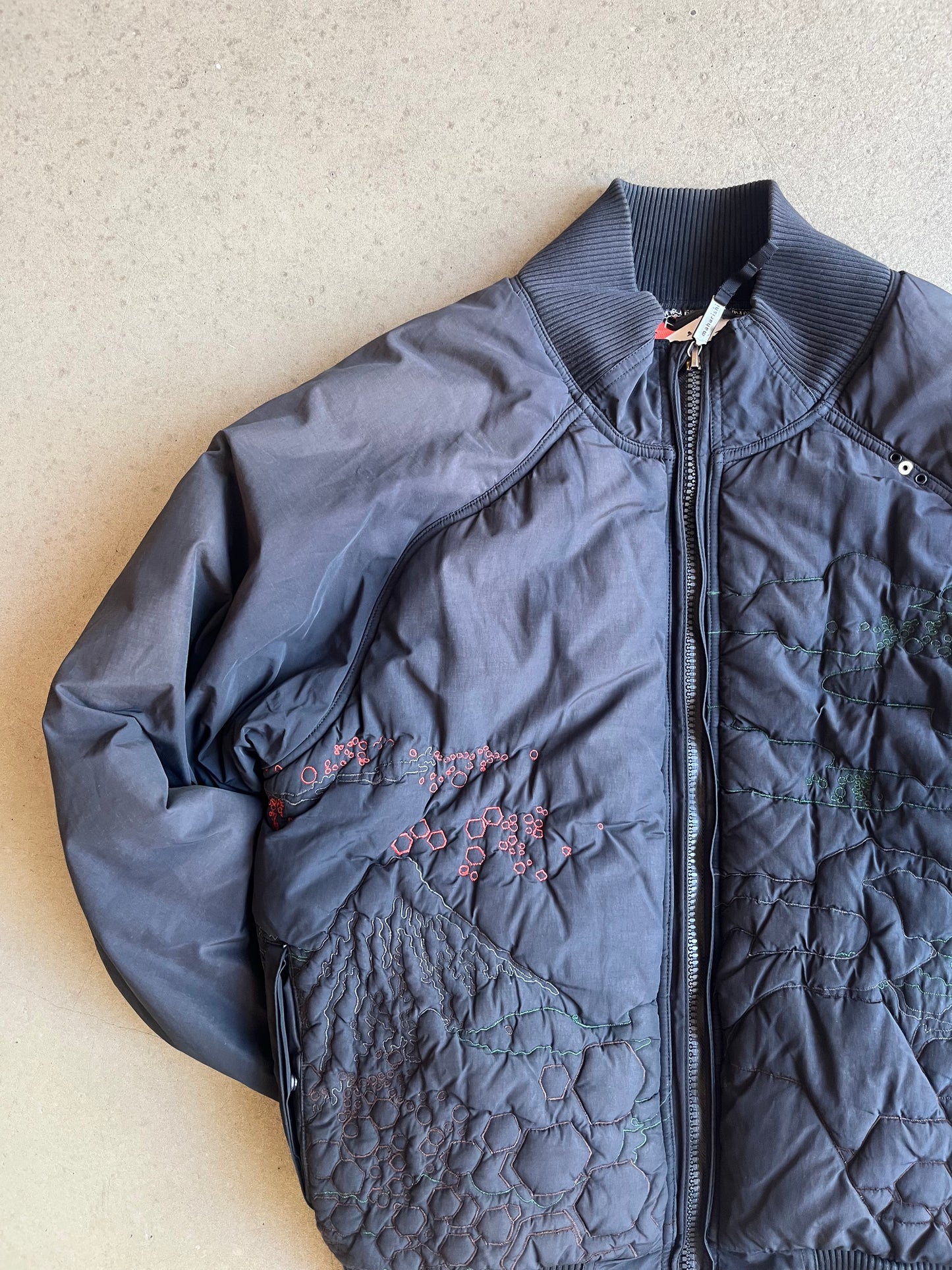 Maharishi Stitched Bomber Jacket Black Large