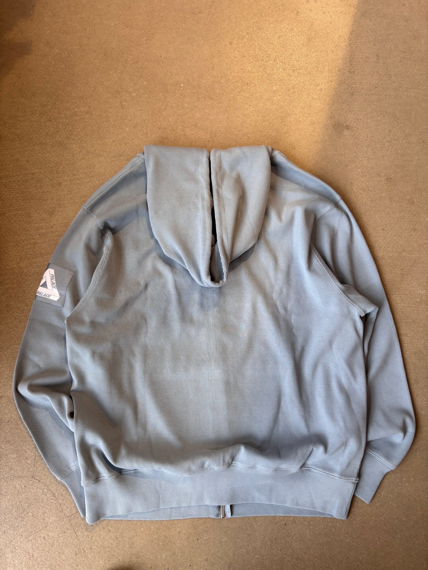 Palace Rib Hood Hazy Blue XL