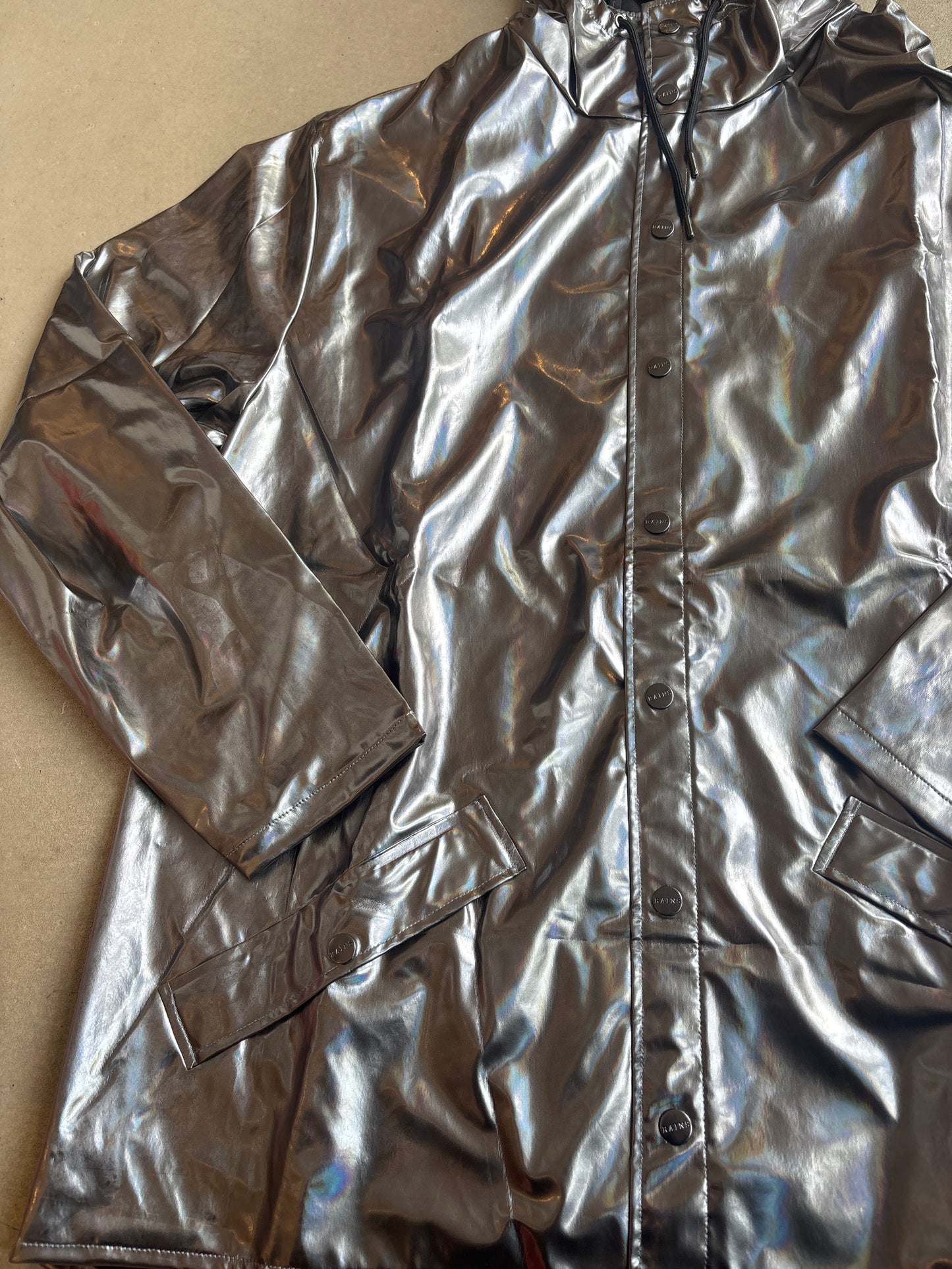 Rains Holographic Jacket L/XL