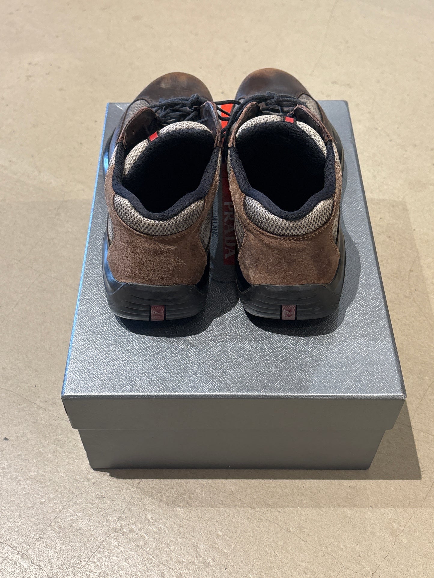 Prada Cup Mid Brown size UK 6.5 (42)