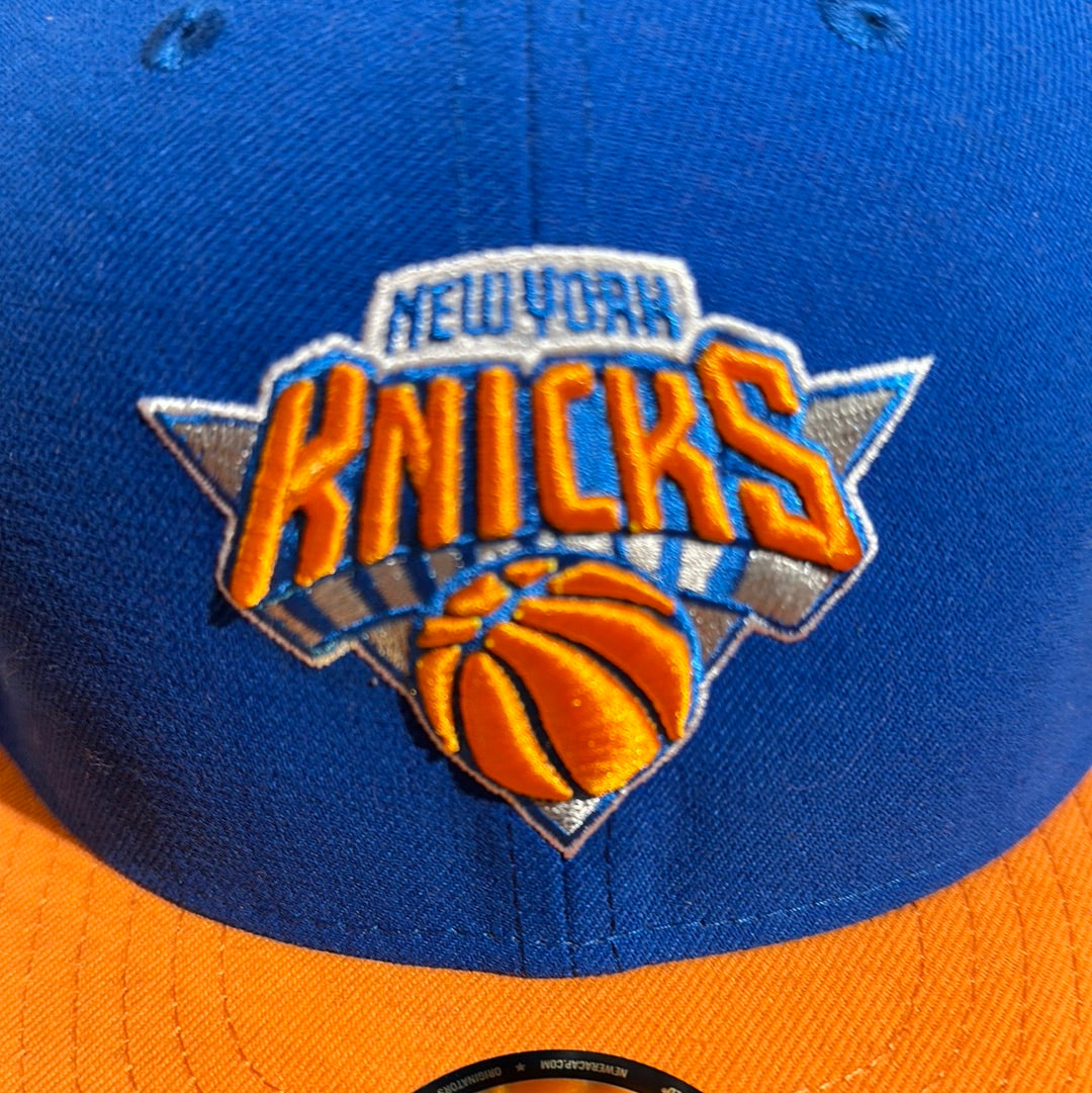 New Era Cap New York Knicks Orange Blue size 7 1/4