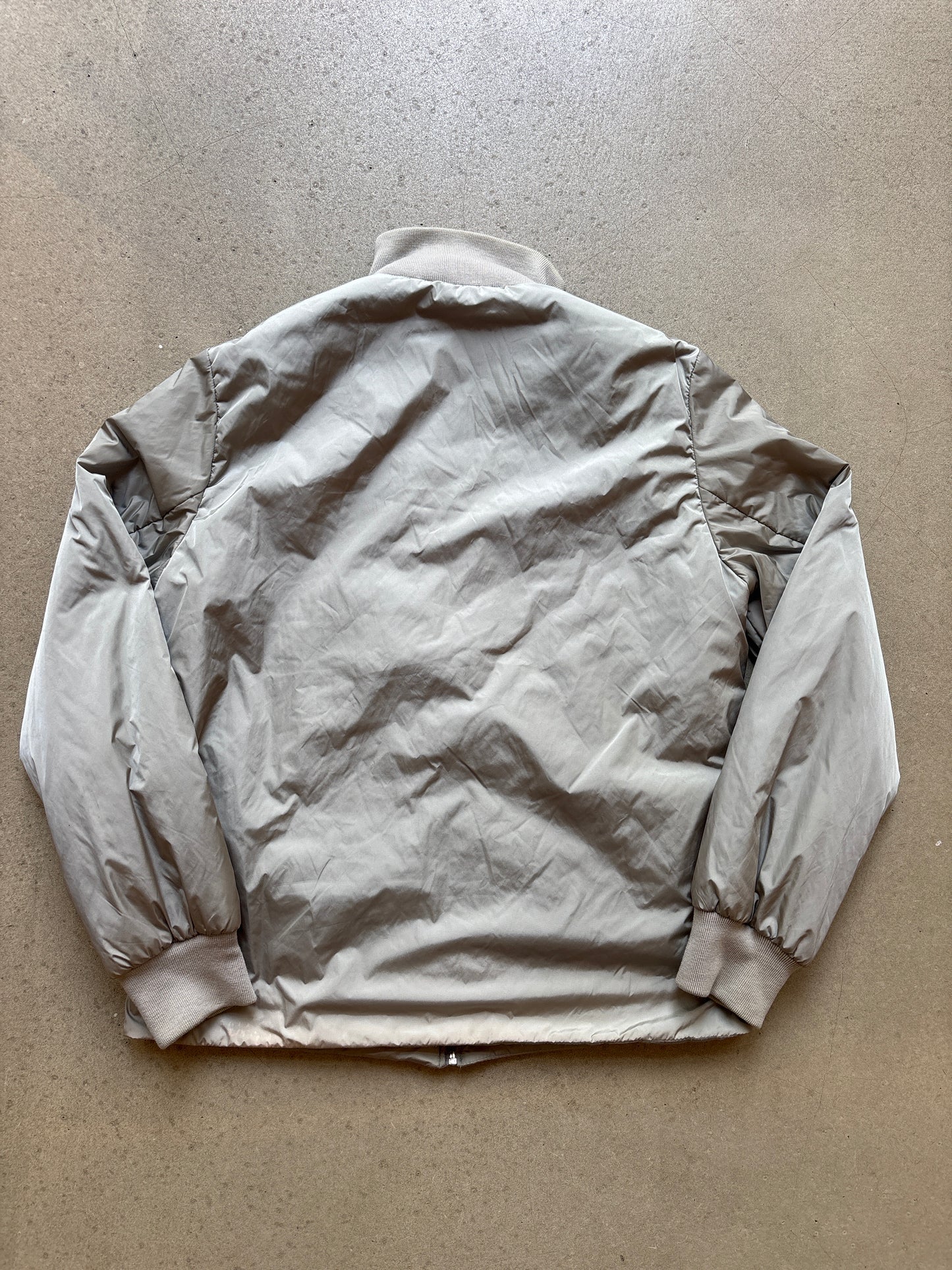 Prada Nylon Rib Jacket Army Grey 52