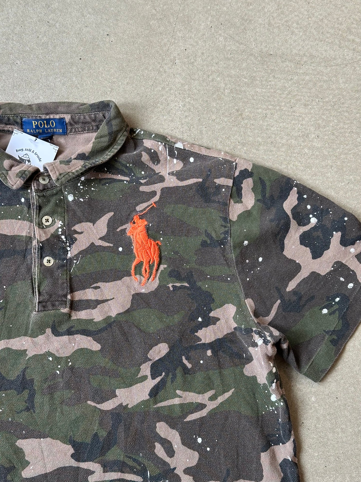 Polo Ralph Lauren Big Pony Paint Splatter Polo XL