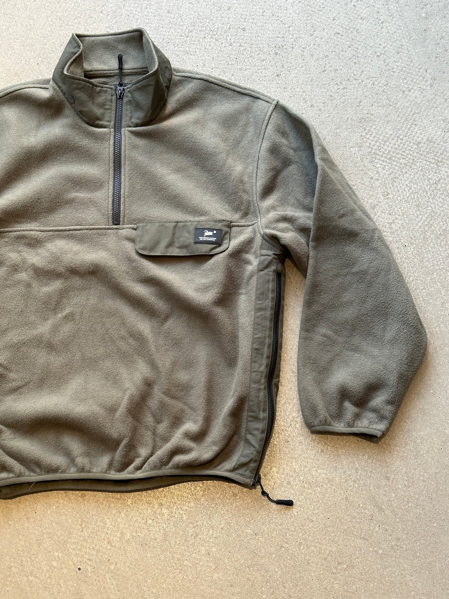 Patta Polartec Fleece Track Jacket Green S