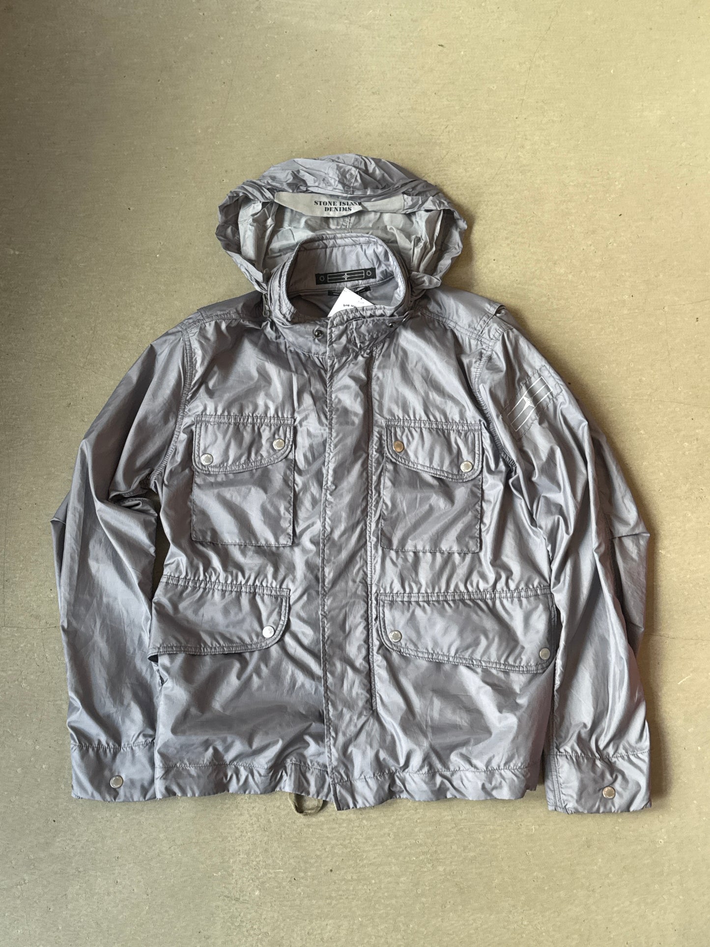 Stone Island Denims Lightweight Jacket Grey XL