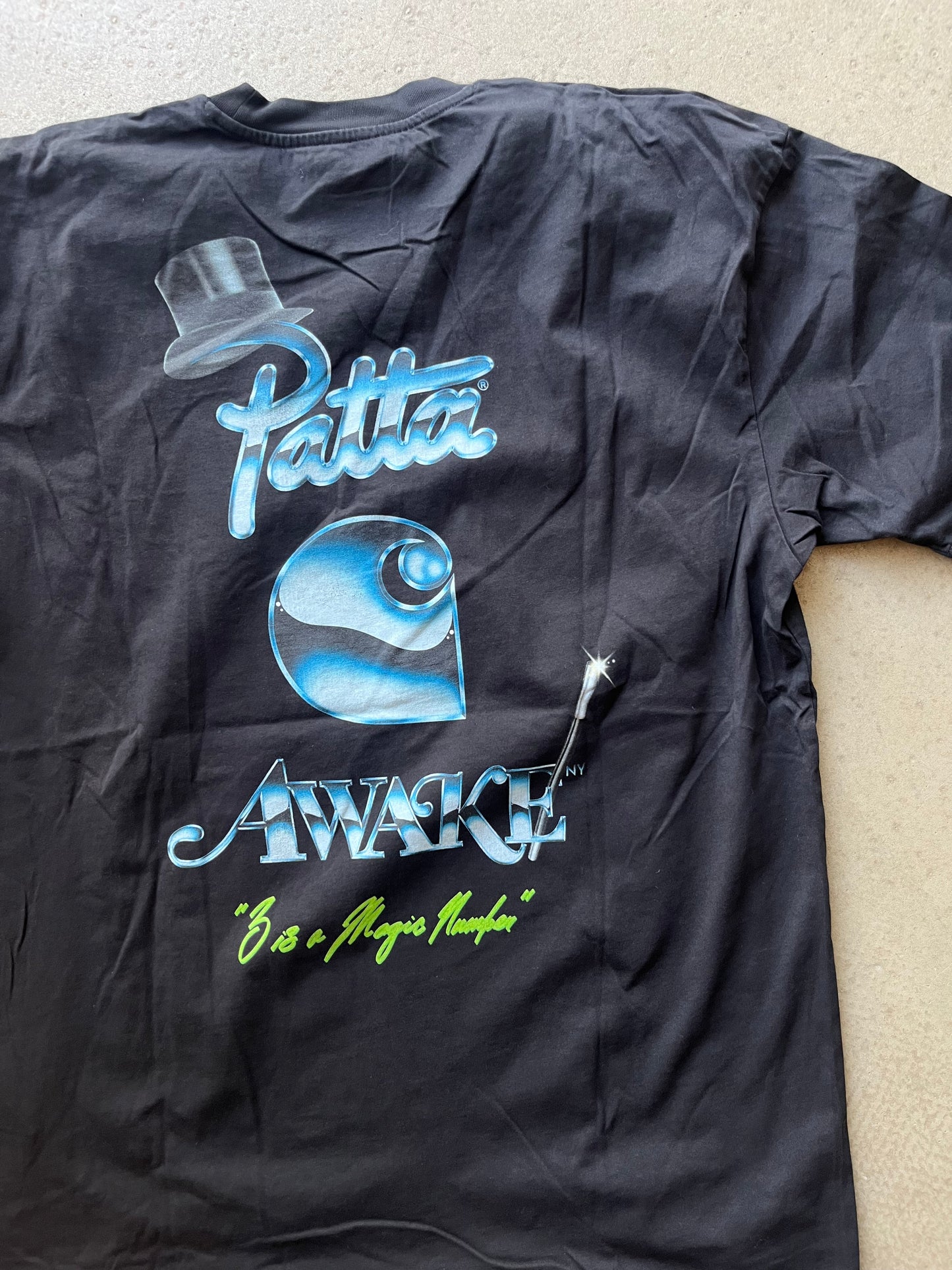 Carhartt X Patta X Awake Tee Black XL