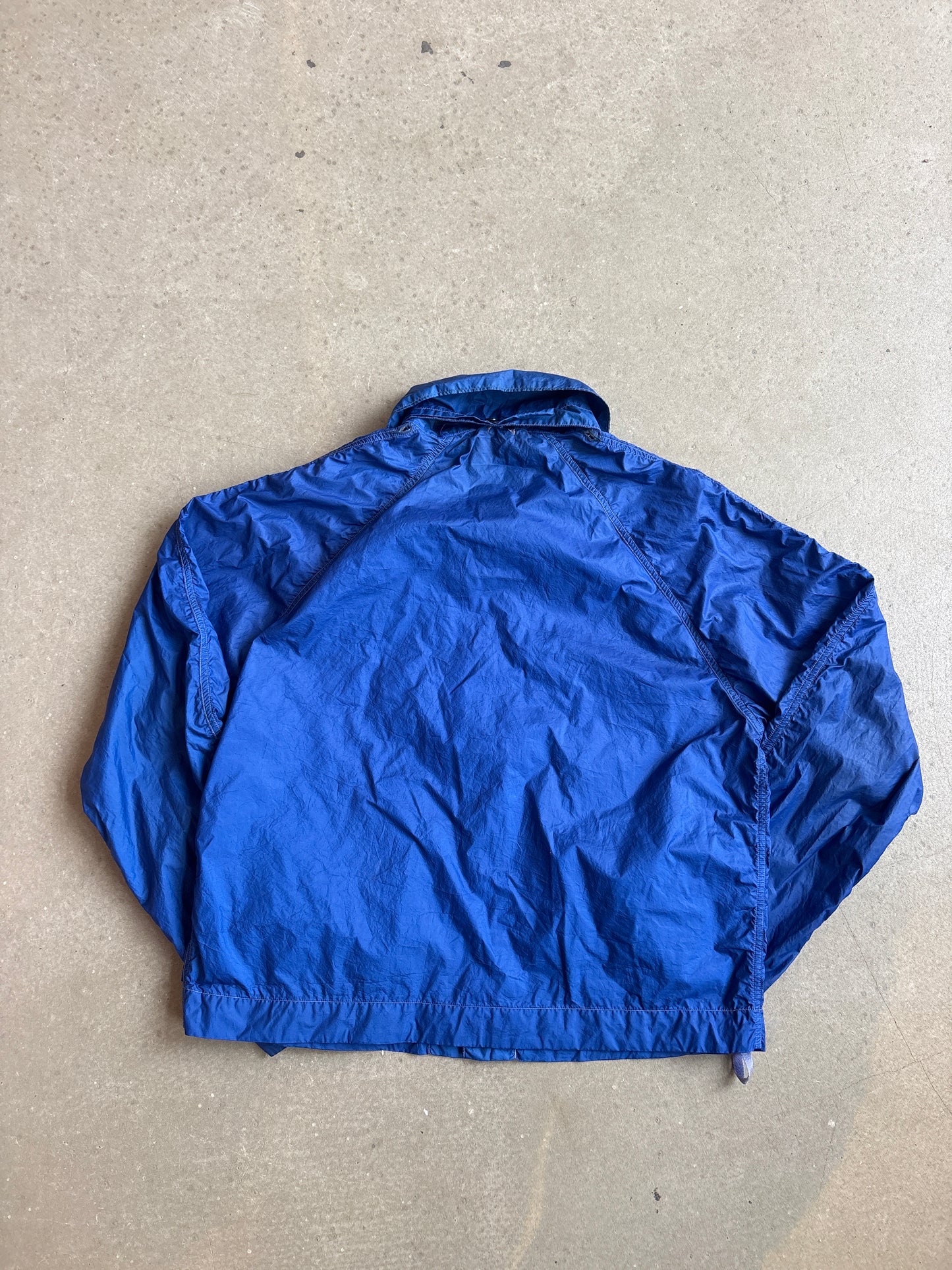 Stone Island Knitted Grey & Blue Nylon Jacket L