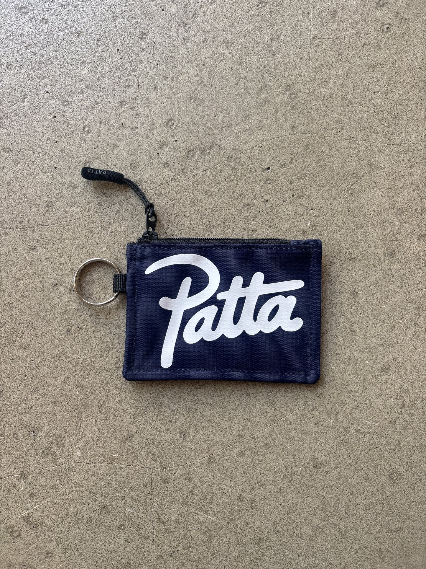 Patta Ripstop Pouch Wallet Navy