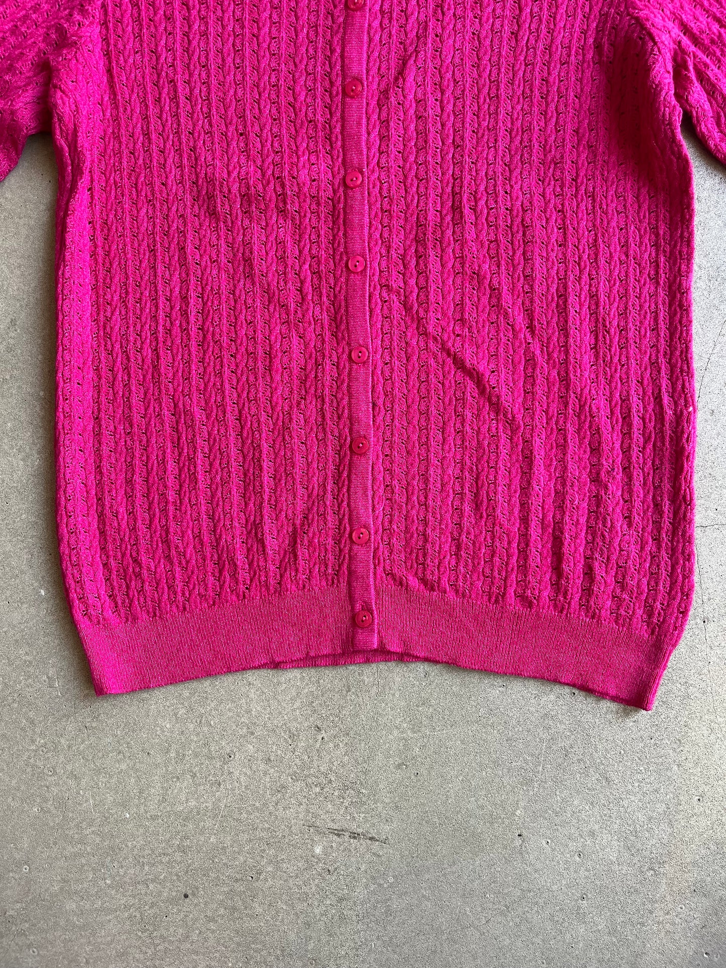 Yves Saint Laurent Knitted Shirt Pink Medium