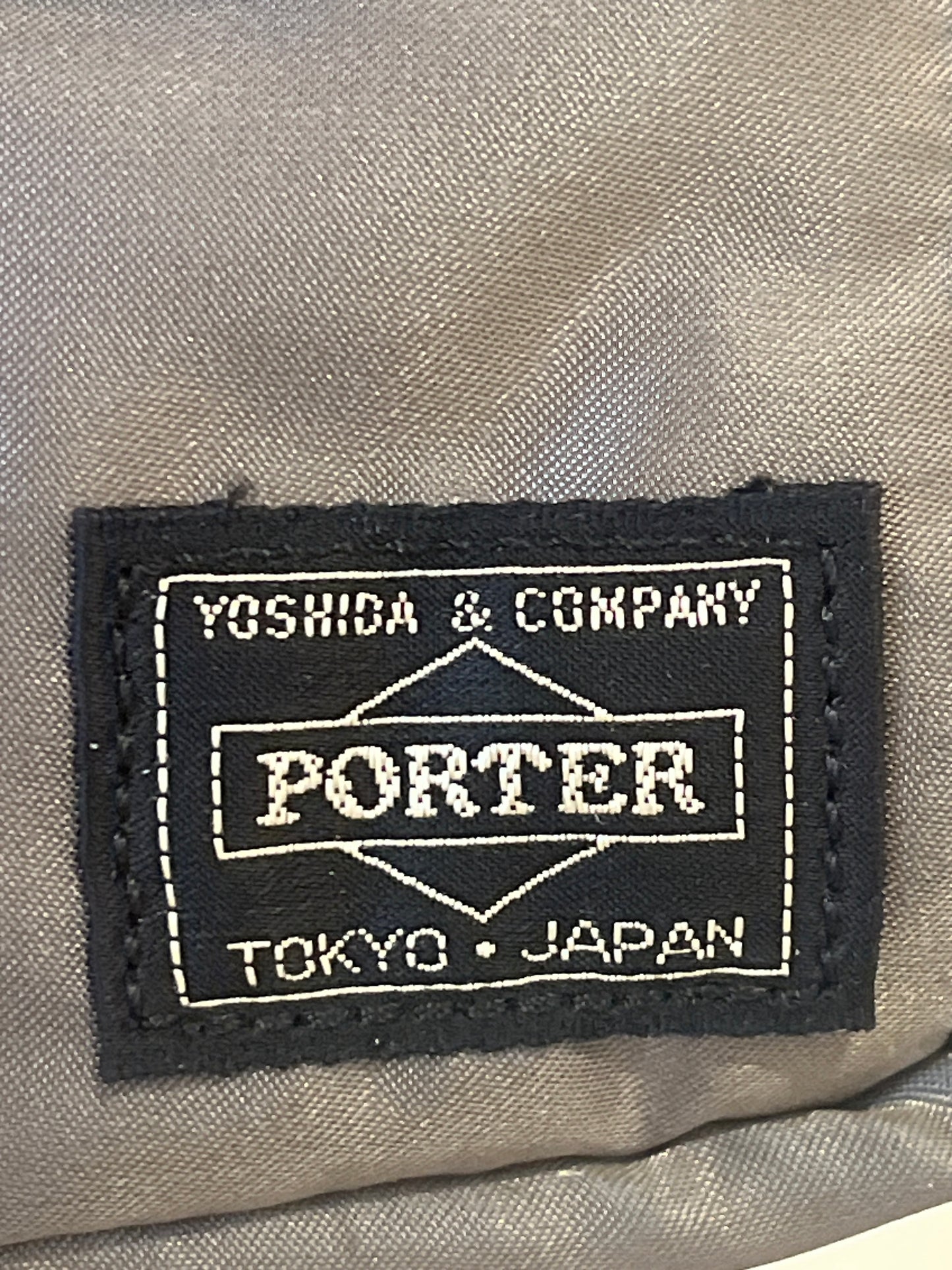 Porter Logo Mini Pouch Grey