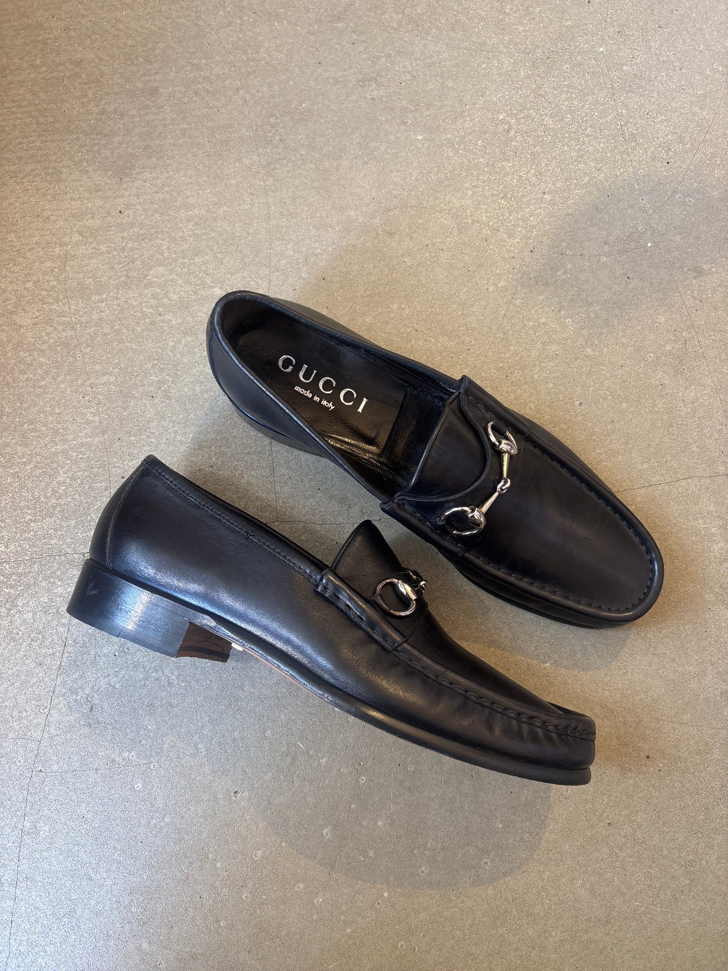Gucci Horse Bit Loafers Black