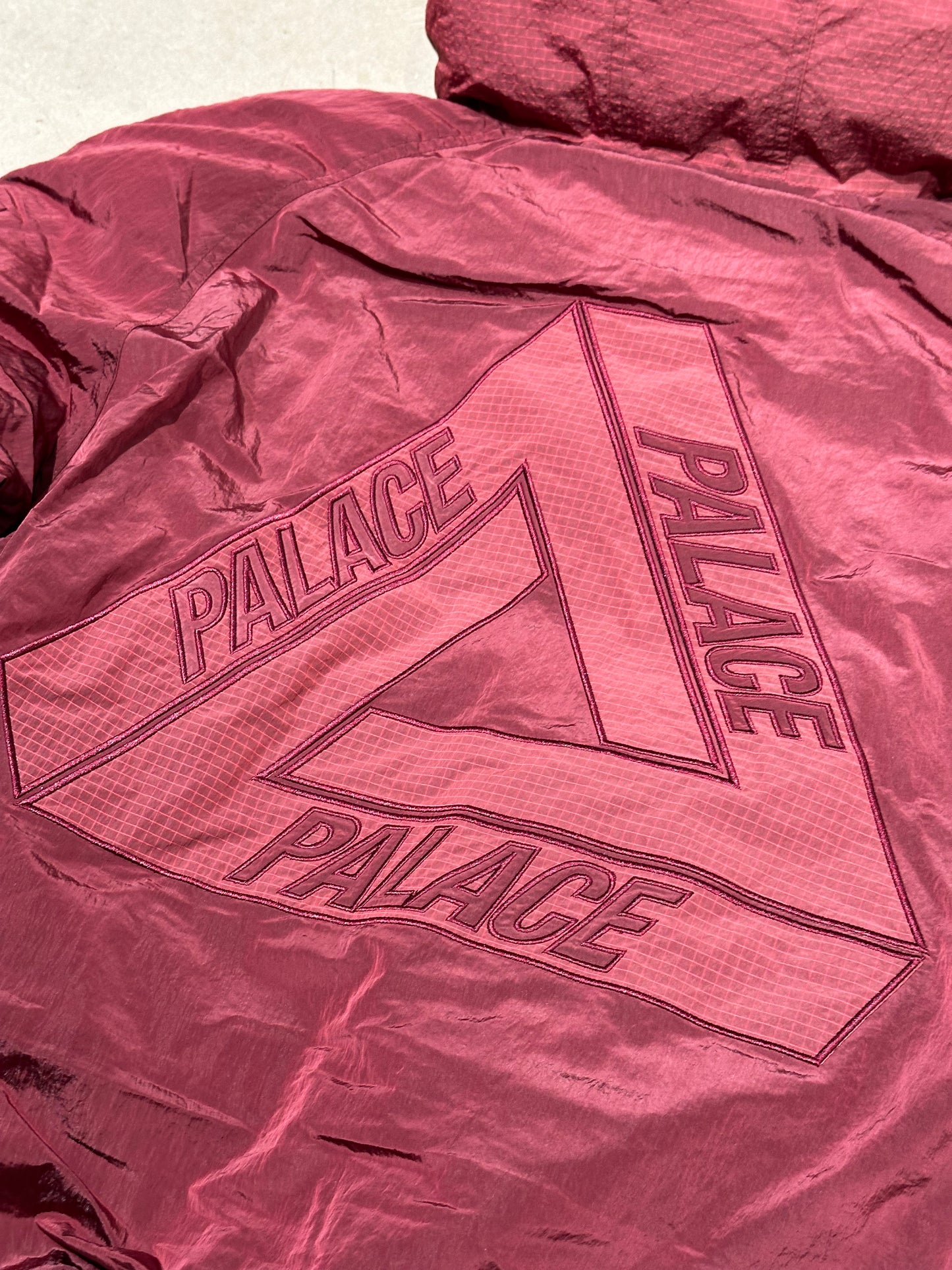 Palace P-2B Short Parka Burgundy