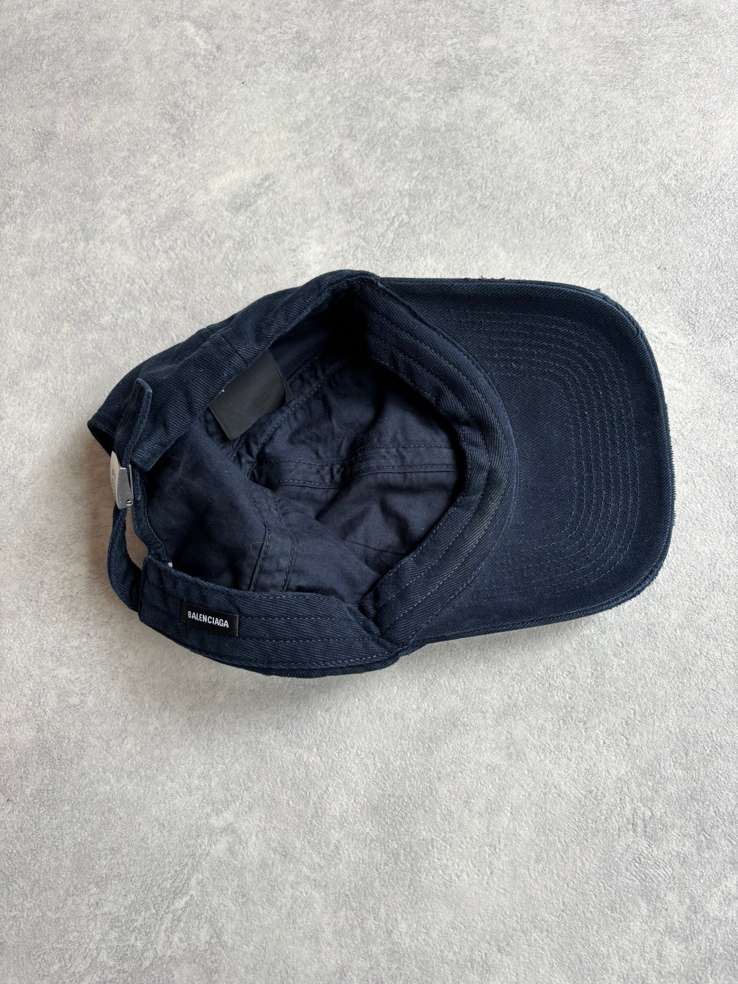 Balenciaga Cities New York Baseball cap Navy Size L