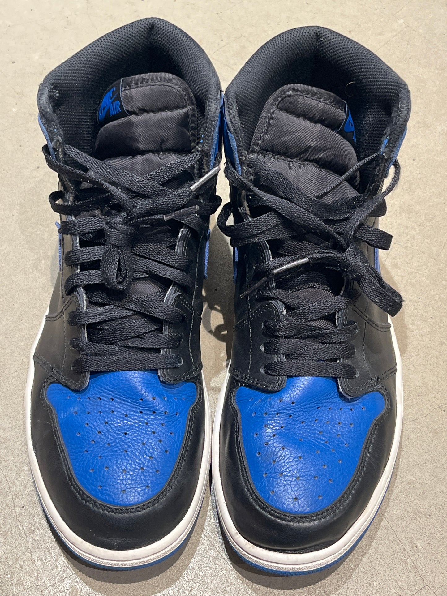 Jordan 1 Retro High Royal Black 45