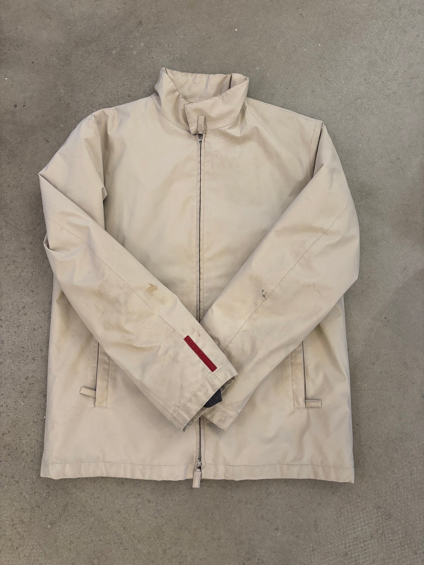 Vintage Prada Gore-Tex Jacket Beige 48