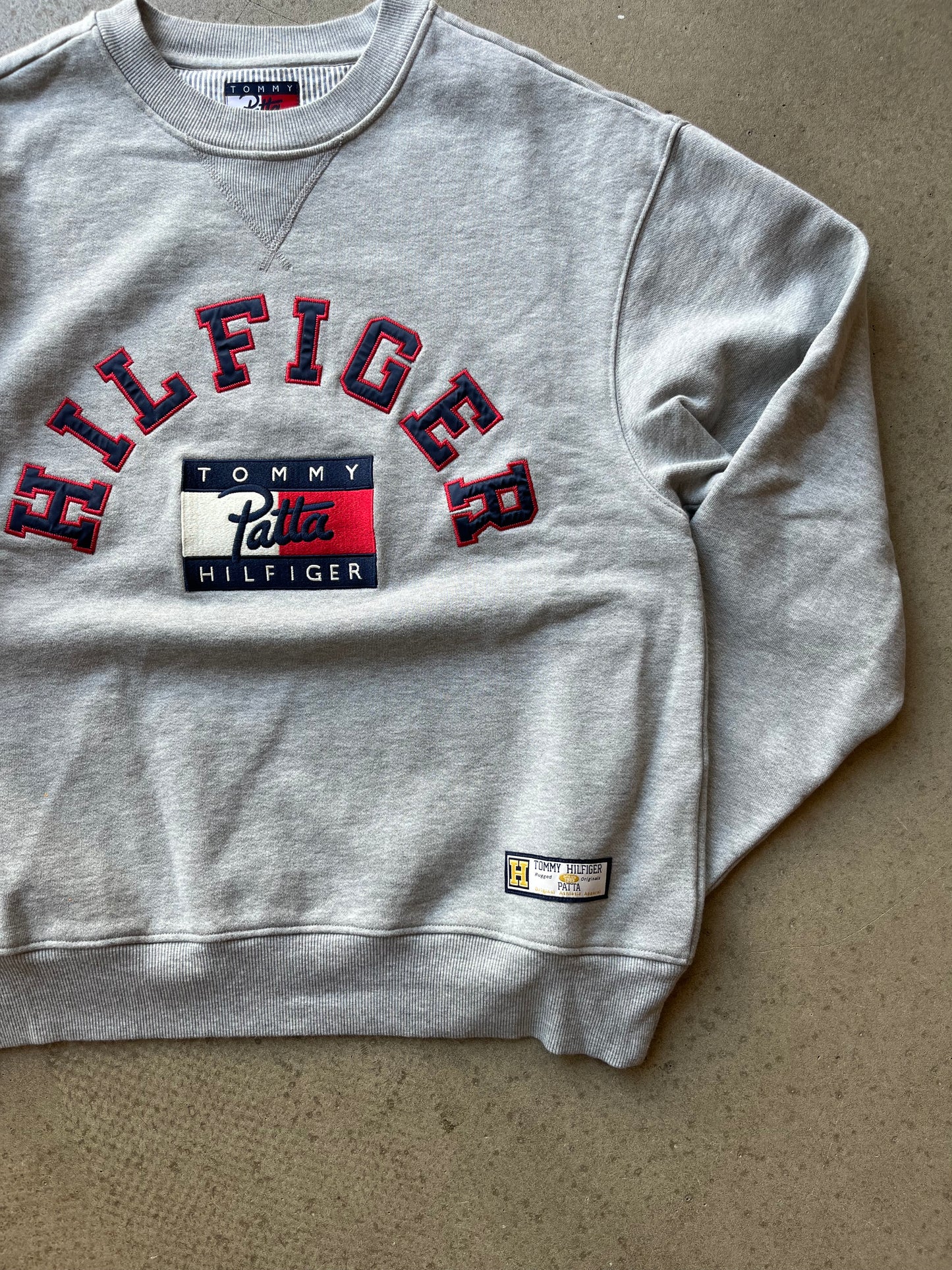 Patta x Tommy Hilfiger Crew Grey S