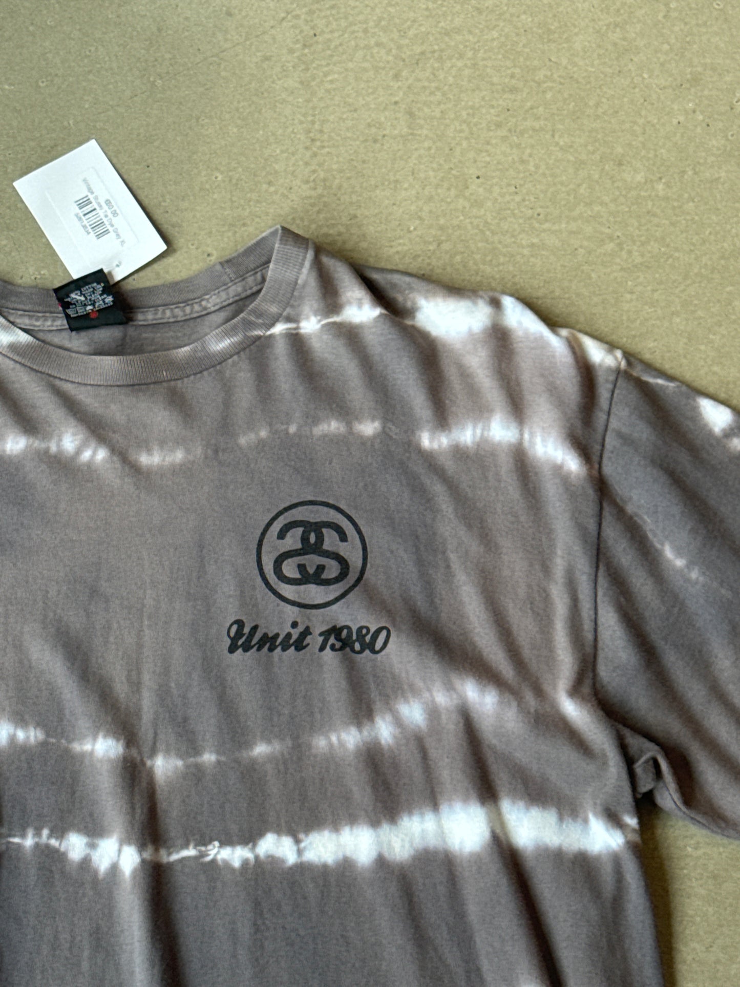 Vintage Stussy Tie Dye Grey XL