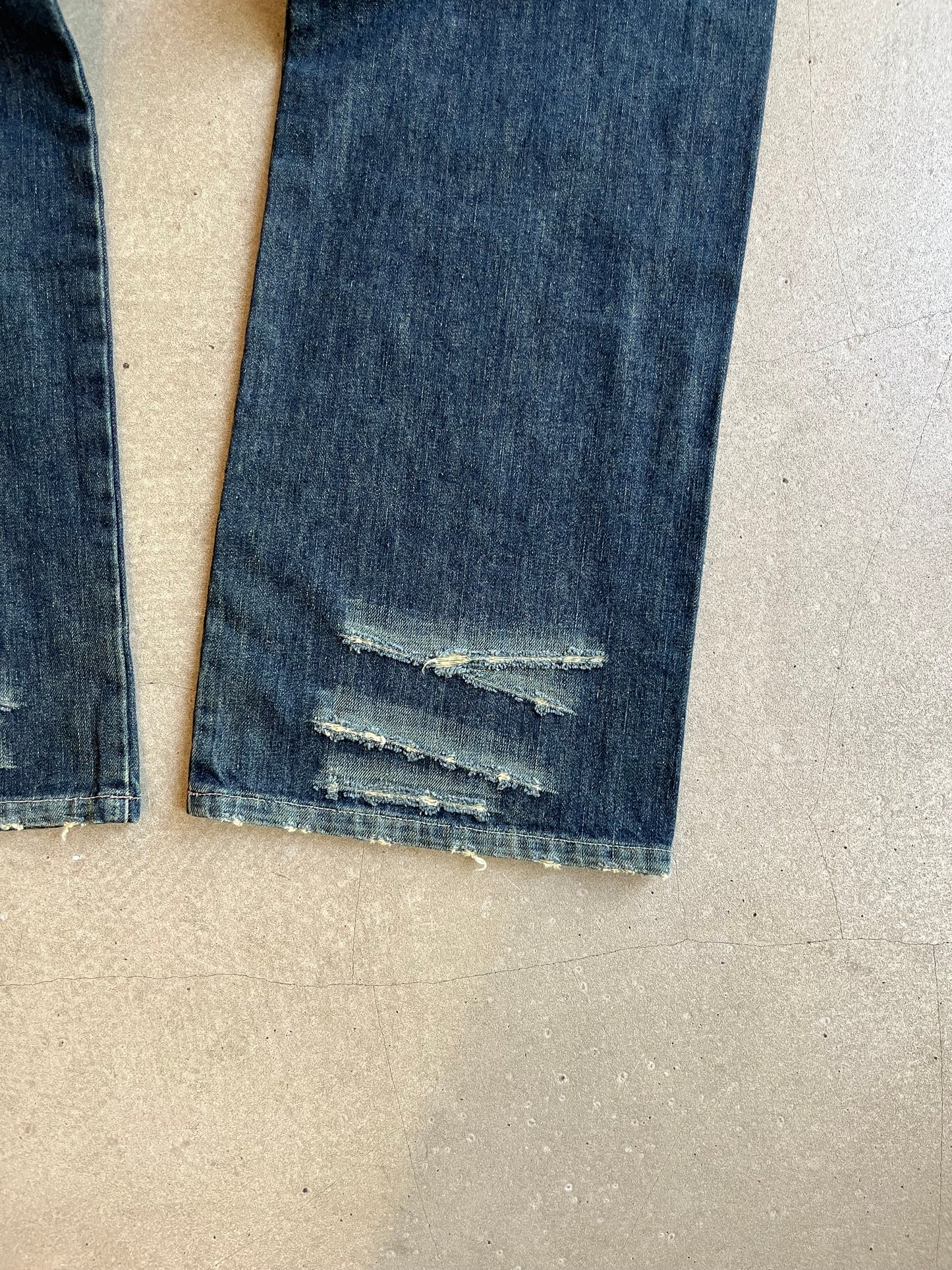 G-star Radar Low Loose Distressed Washed Jeans Size 33