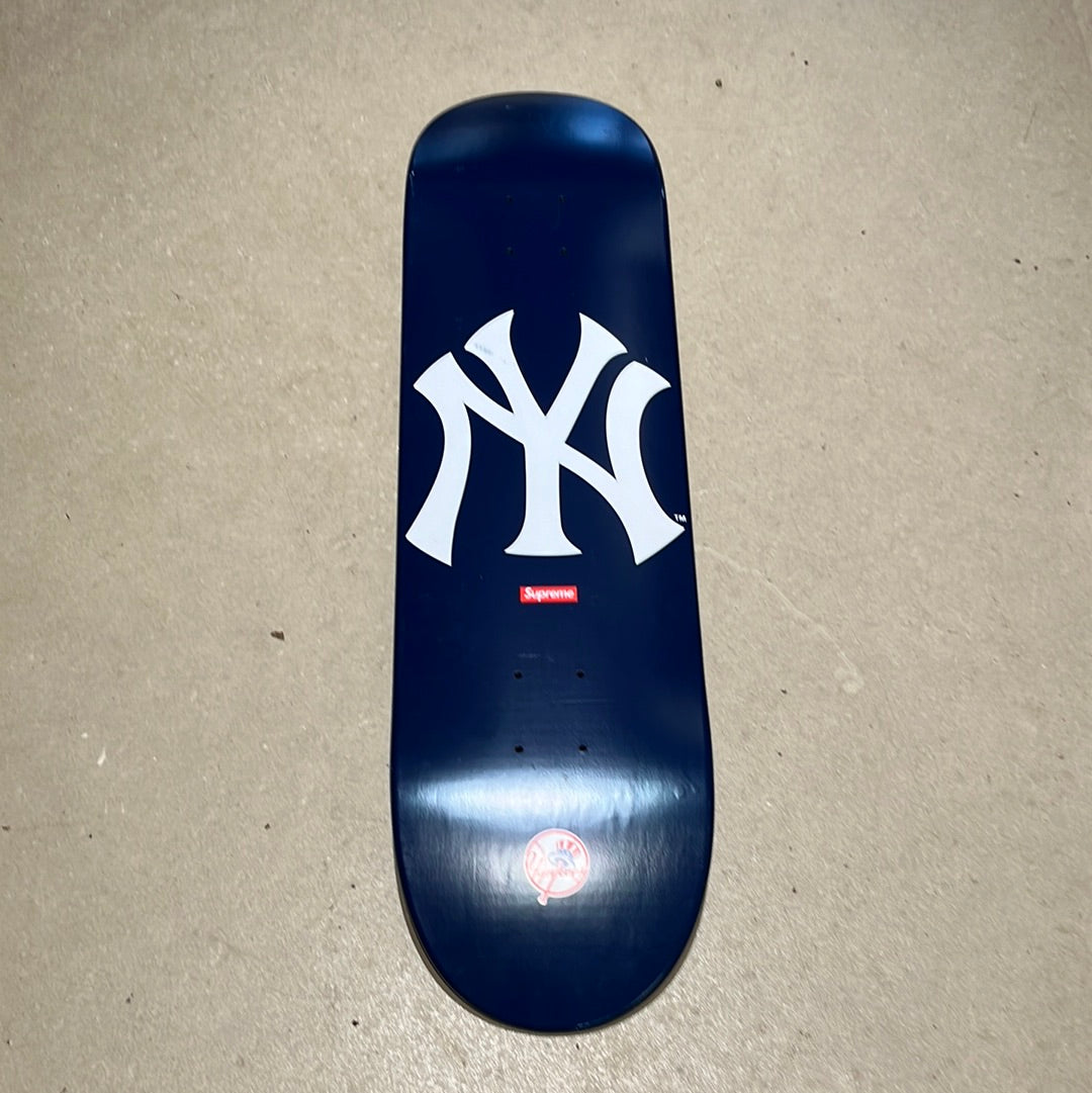 Supreme New York Yankees Skateboard Deck Navy