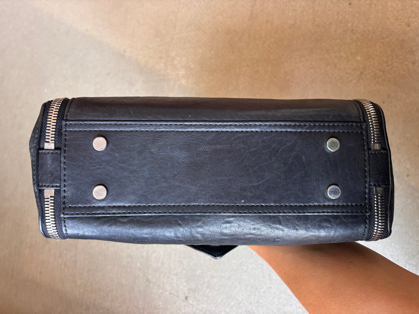 Diesel Black Leather Bag