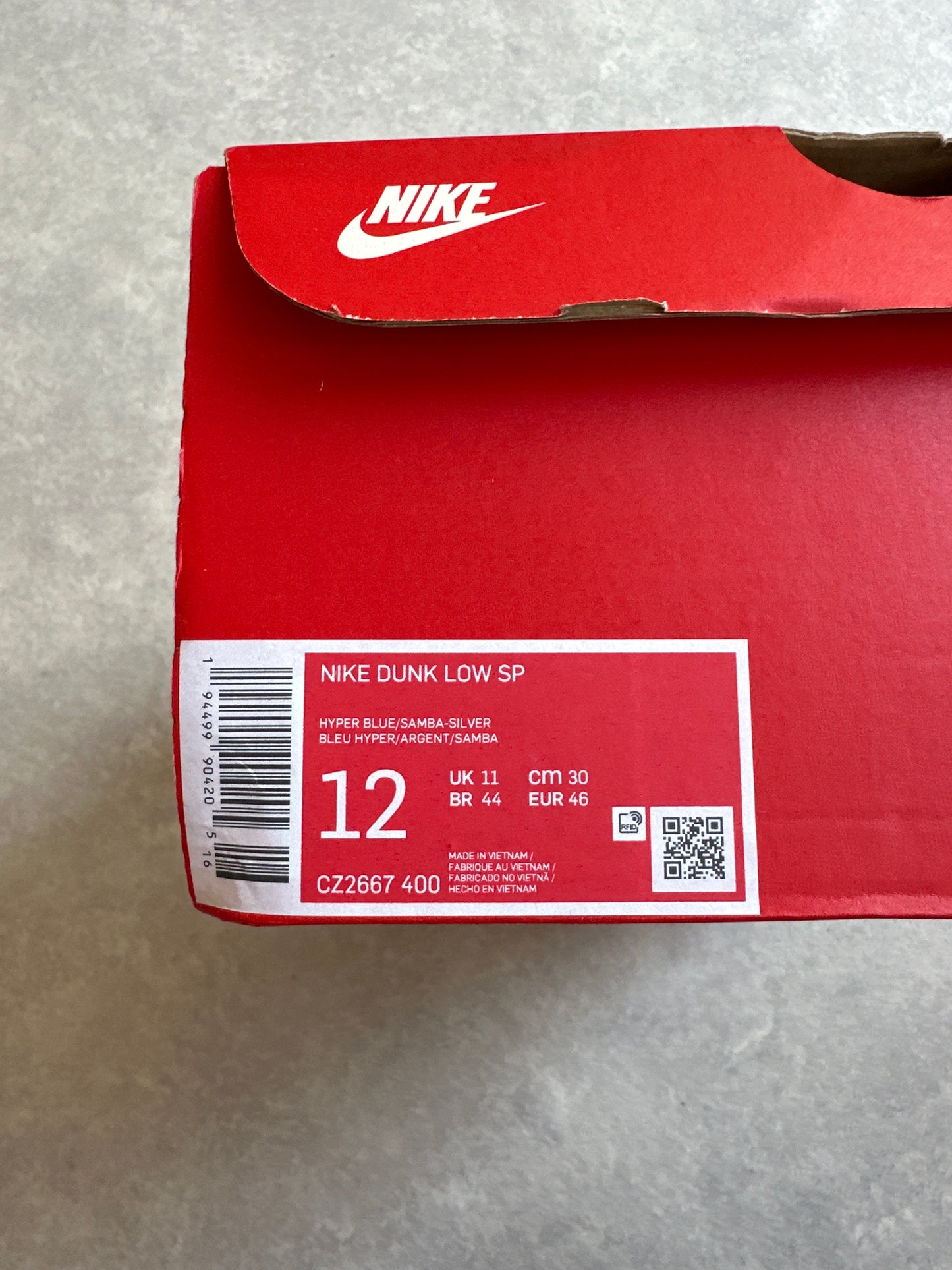 Nike Dunk Low SP Samba 46